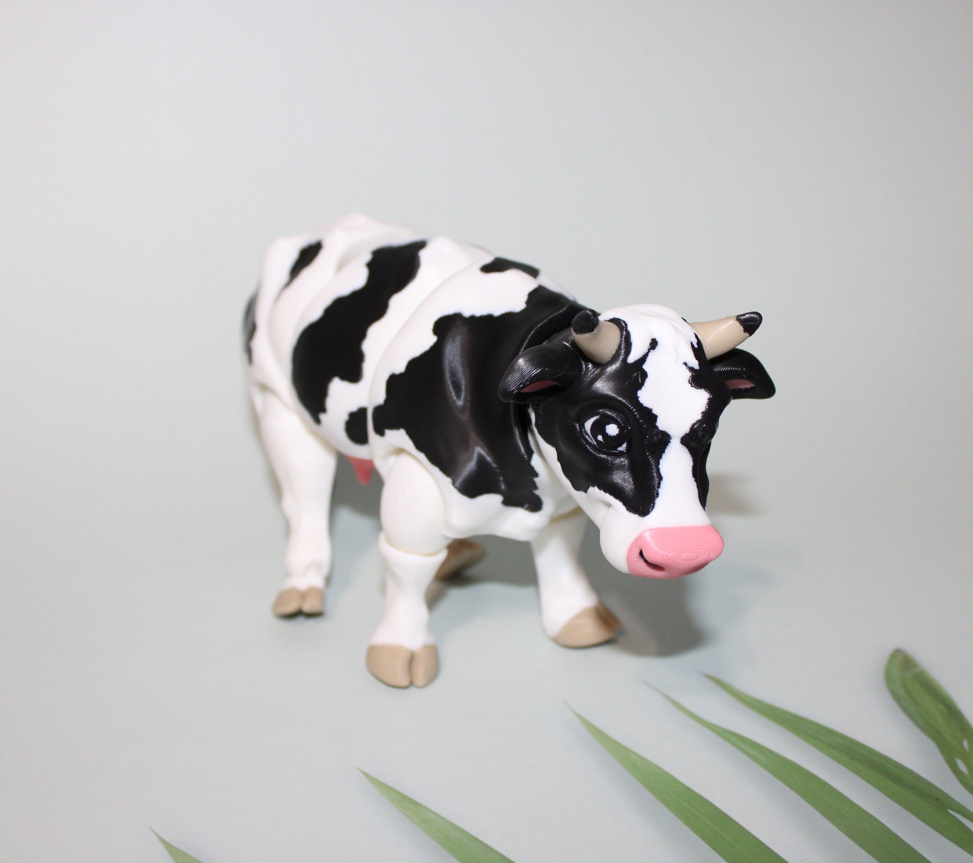 Cow or Highland Cow 3D Printed Articulated Flexi Figurine - Wonderland 3D Printing 