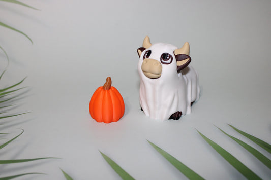 MOO BOO Vine 3d Printed Figurine- Great Halloween Decor-3.5 inches Tall - Wonderland 3D Printing 