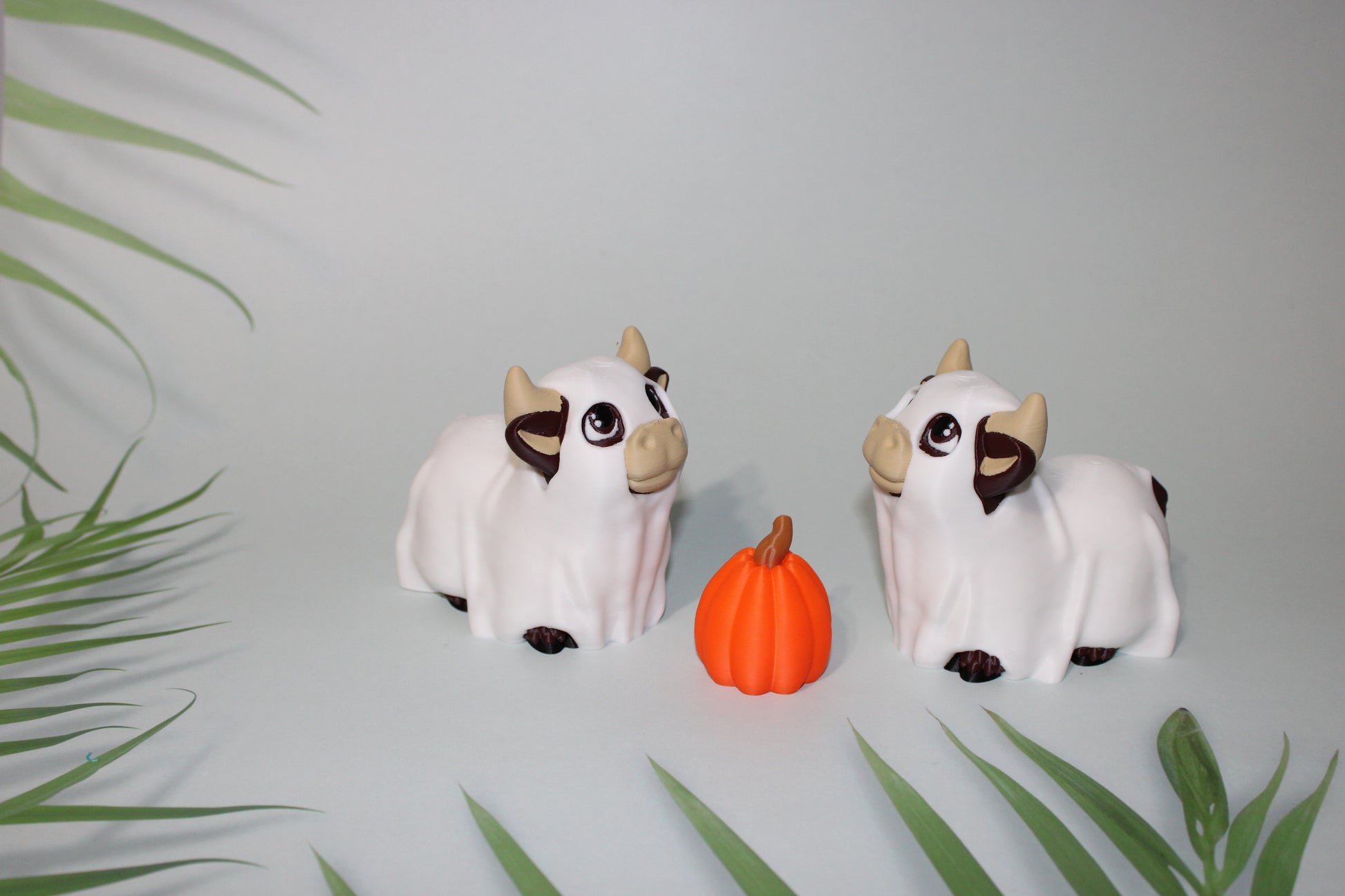 MOO BOO Vine 3d Printed Figurine- Great Halloween Decor-3.5 inches Tall - Wonderland 3D Printing 