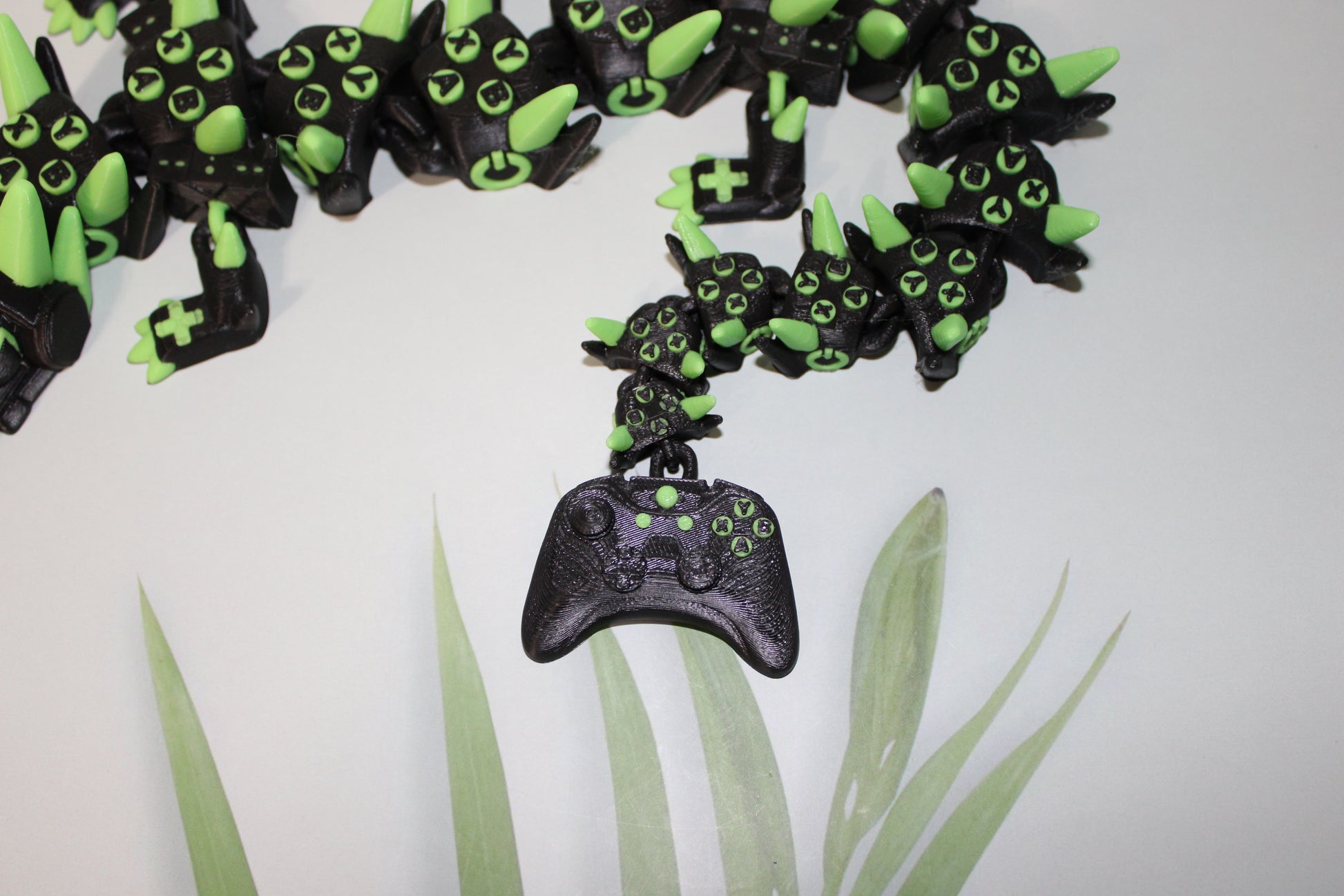 X-Gamer Dragon 3D Printed Articulated Figurine - Wonderland 3D Printing 