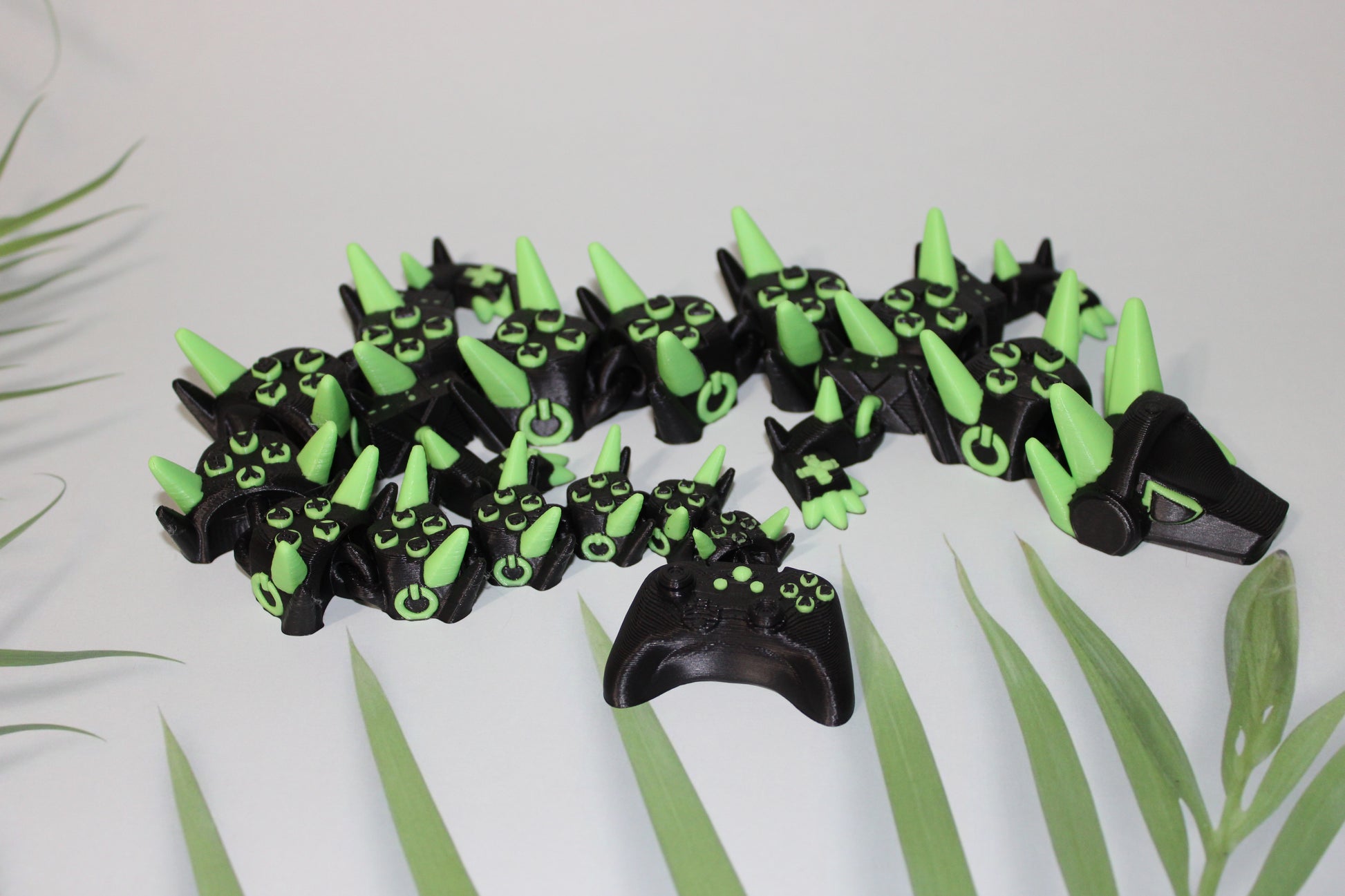 X-Gamer Dragon 3D Printed Articulated Figurine - Wonderland 3D Printing 