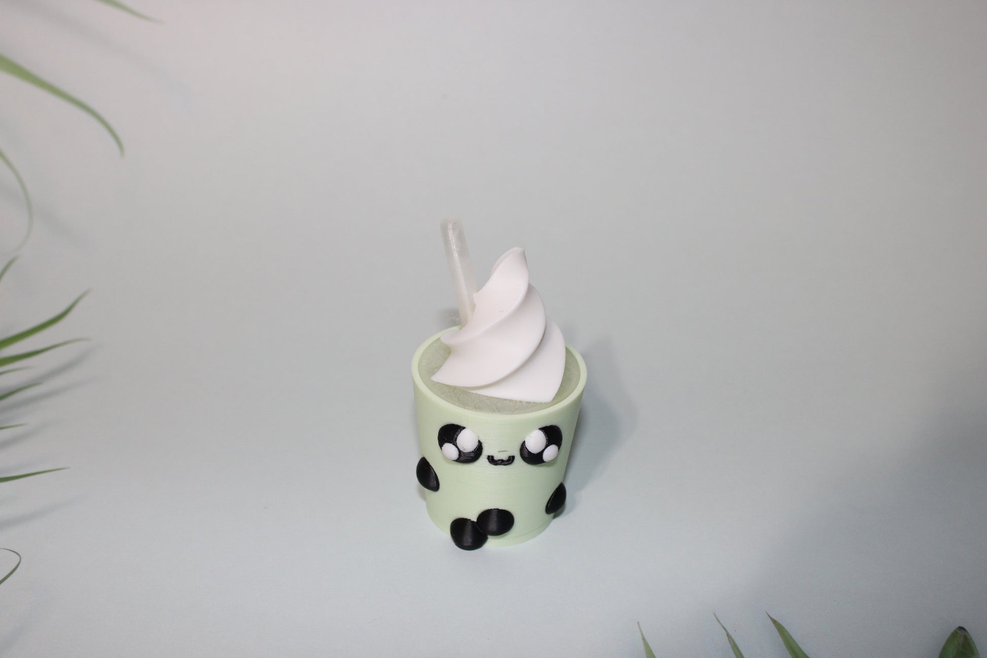 Boba Tea Container with 1 Free random Mini-3d printed 3.75 inches Tall- Free Shipping - Wonderland 3D Printing 