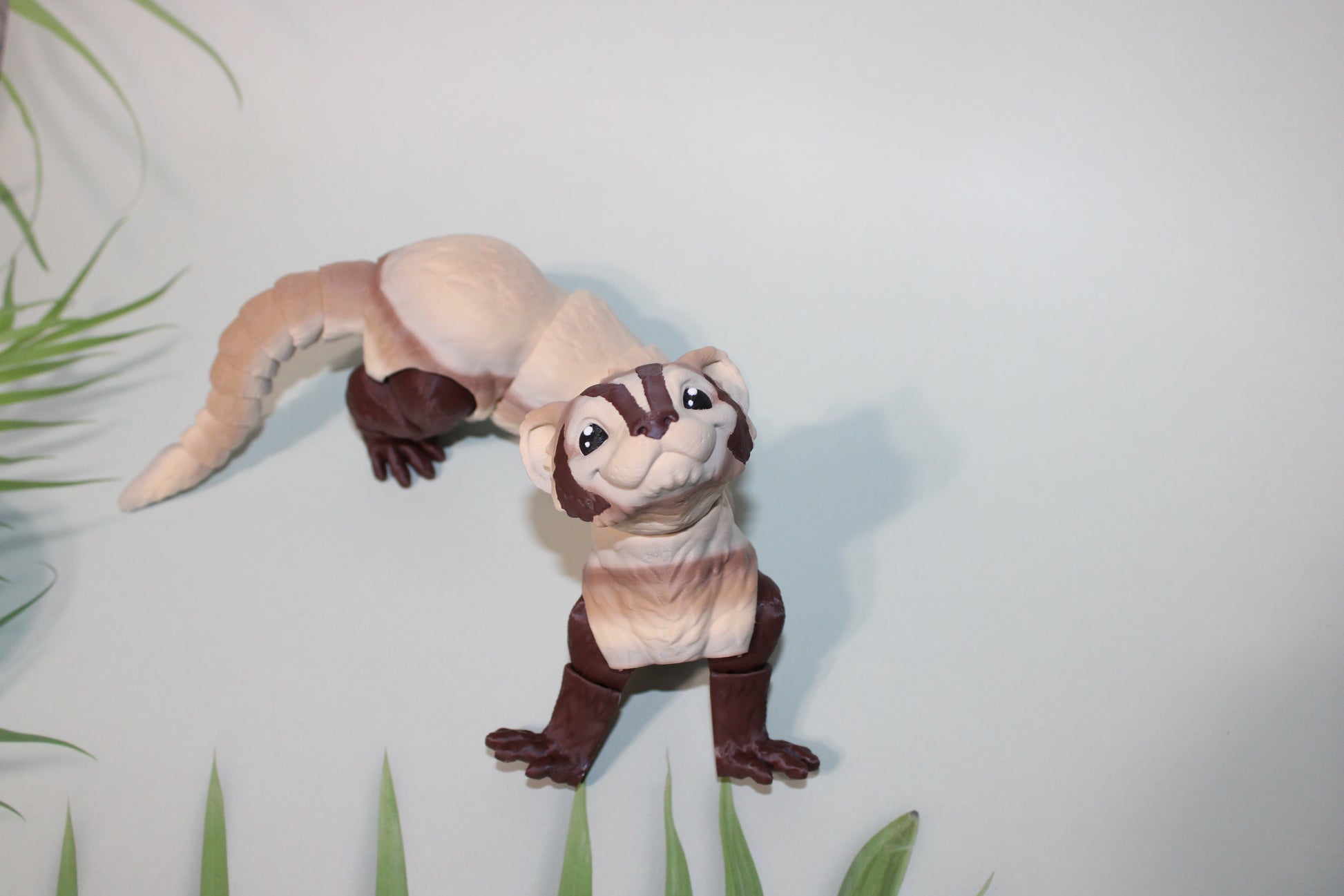 Ferret or Baby Ferret 3D Printed Articulated Figurine - Wonderland 3D Printing 
