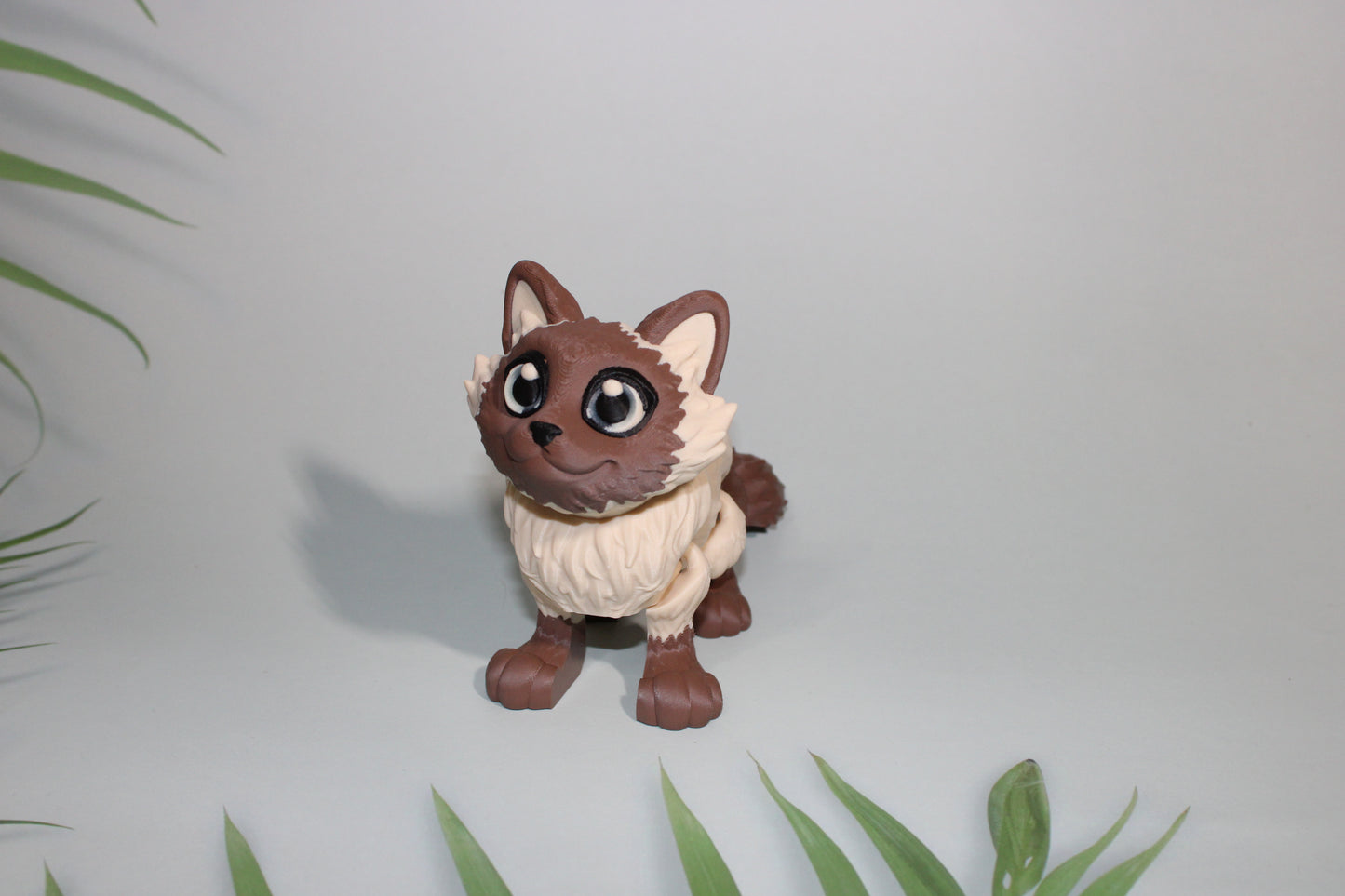 Ragdoll Cat 3D Printed Articulated Figurine - Wonderland 3D Printing 