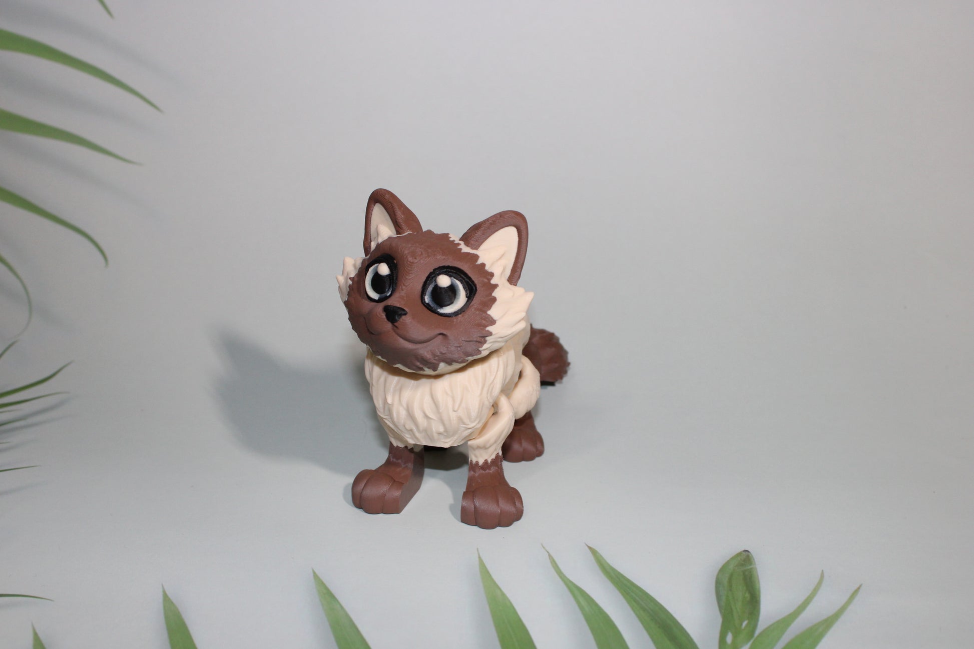 Ragdoll Cat 3D Printed Articulated Figurine - Wonderland 3D Printing 