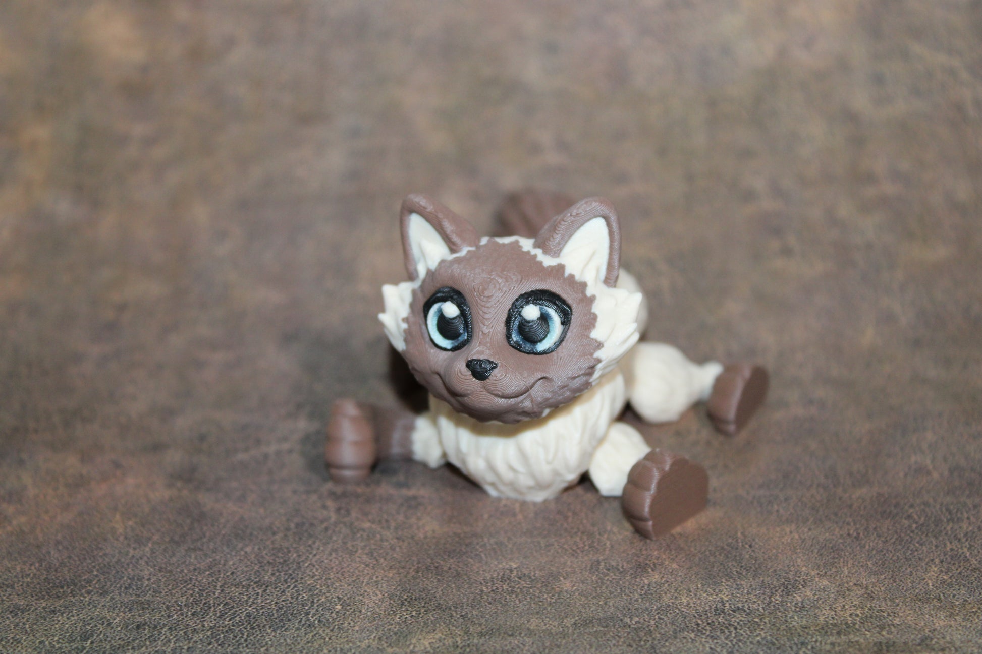 Ragdoll Cat 3D Printed Articulated Figurine - Wonderland 3D Printing 