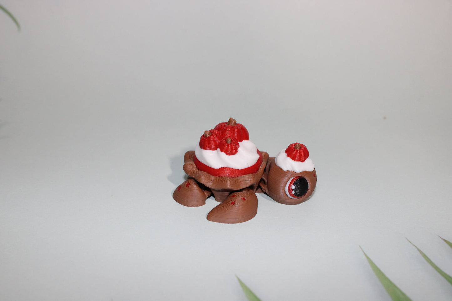 Fall Turtles-Clickie Pie Options Available- Articulated 3d Printed Figurine - Wonderland 3D Printing 