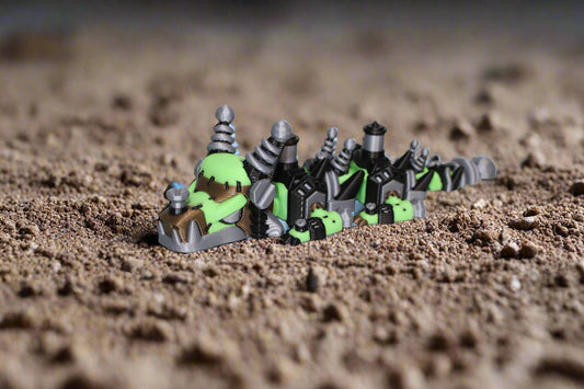 Franken Dragon  6.5 inches Long-3D Printed Articulated Figurine - Wonderland 3D Printing 
