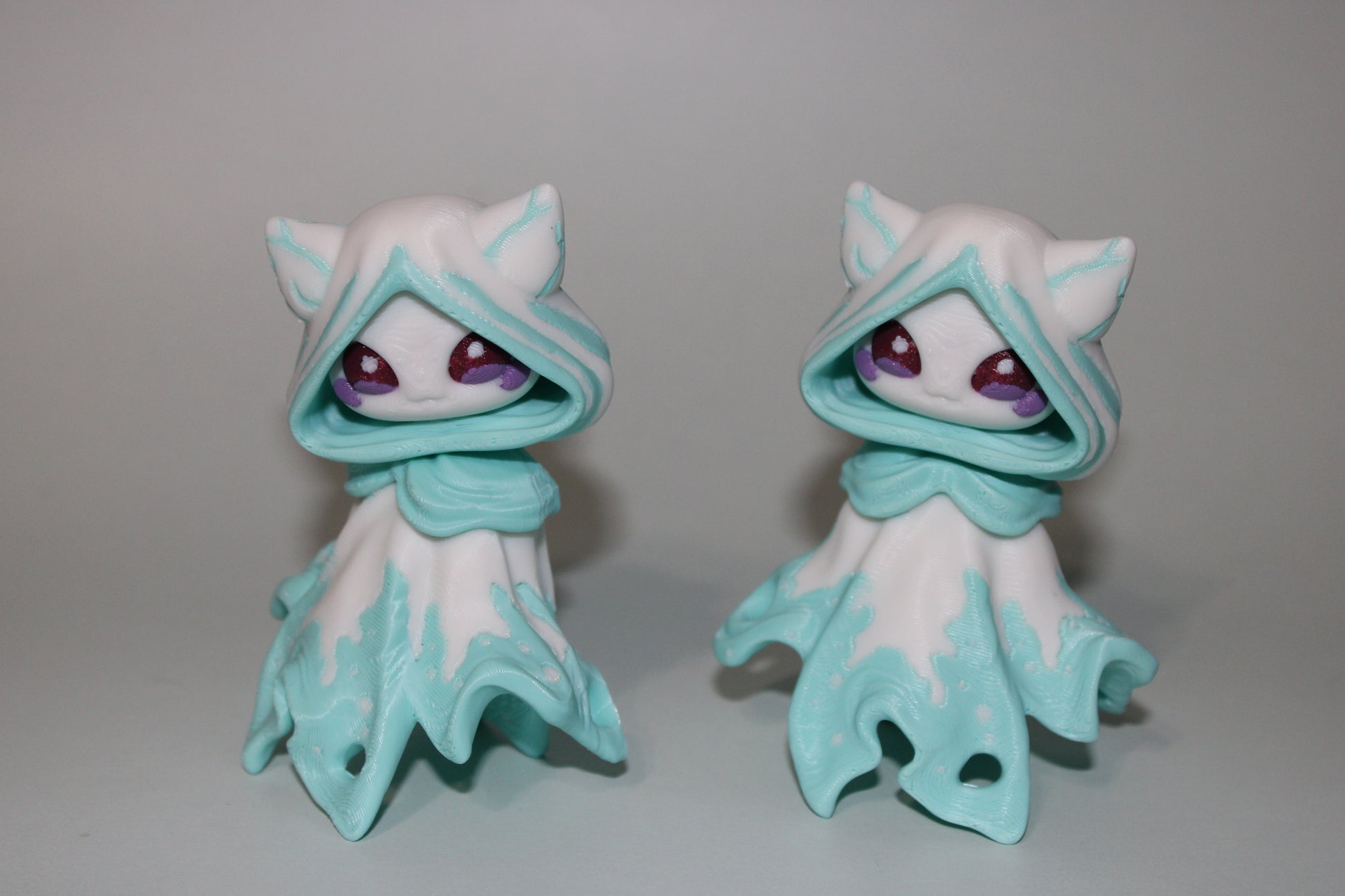 Floating Ghost 3.5 inches tall-3D Printed Articulated Flexi Figurine - Wonderland 3D Printing 