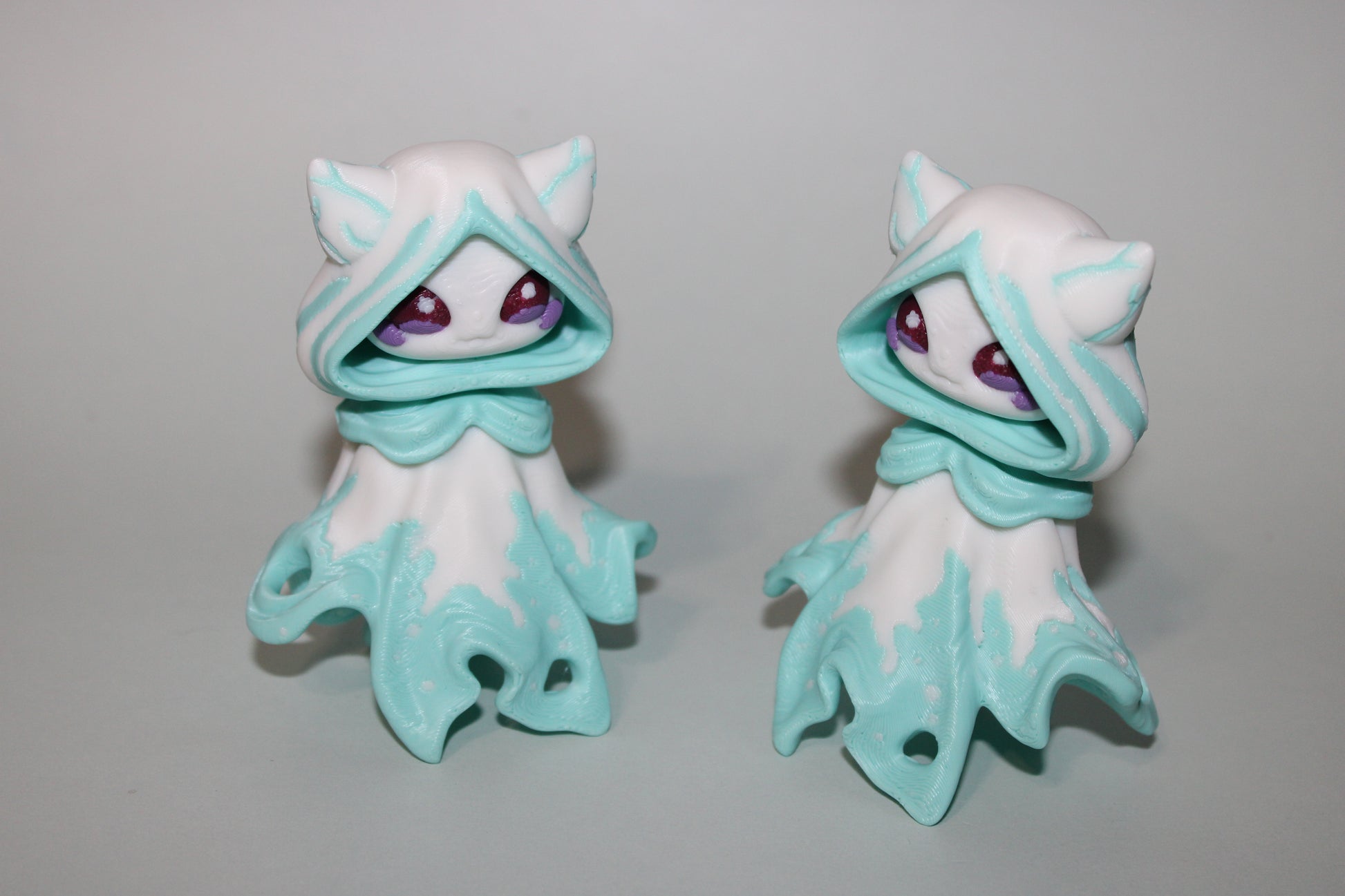 Floating Ghost 3.5 inches tall-3D Printed Articulated Flexi Figurine - Wonderland 3D Printing 