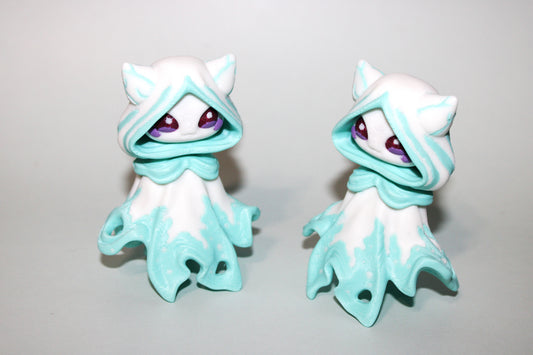 Floating Ghost 3.5 inches tall-3D Printed Articulated Flexi Figurine - Wonderland 3D Printing 