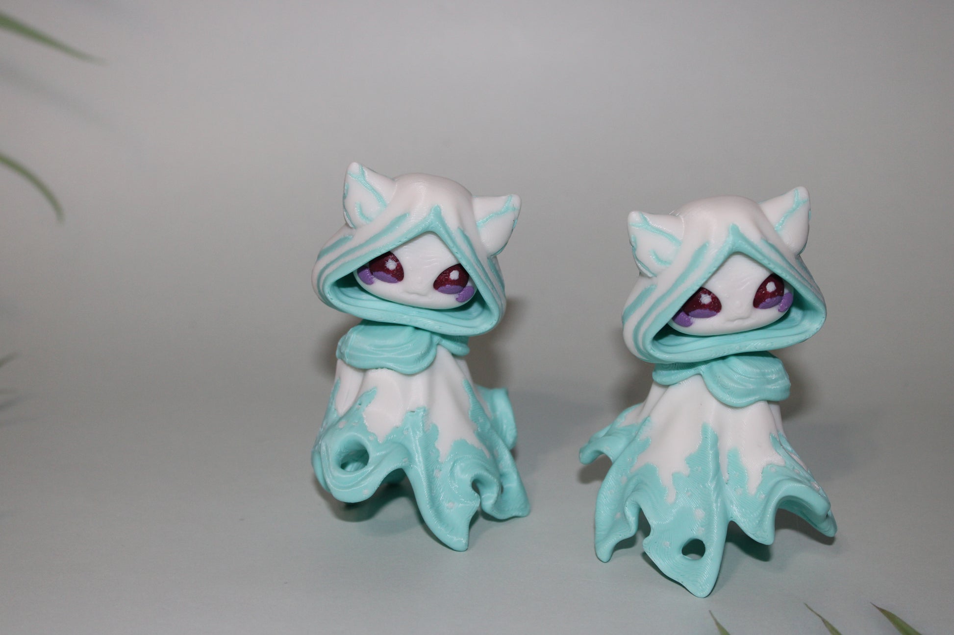Floating Ghost 3.5 inches tall-3D Printed Articulated Flexi Figurine - Wonderland 3D Printing 
