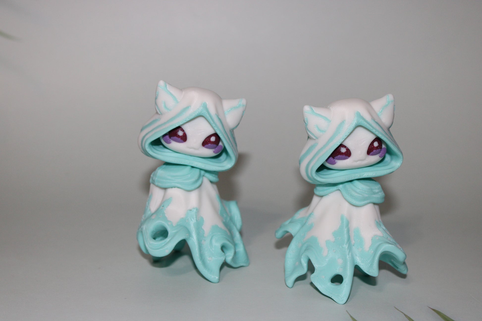 Floating Ghost 3.5 inches tall-3D Printed Articulated Flexi Figurine - Wonderland 3D Printing 