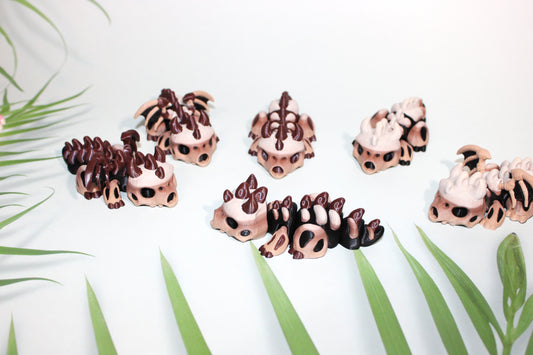 Bone Dragon-3.5 inches- Full Color 3D Printed Articulated Fidget Toy - Wonderland 3D Printing 