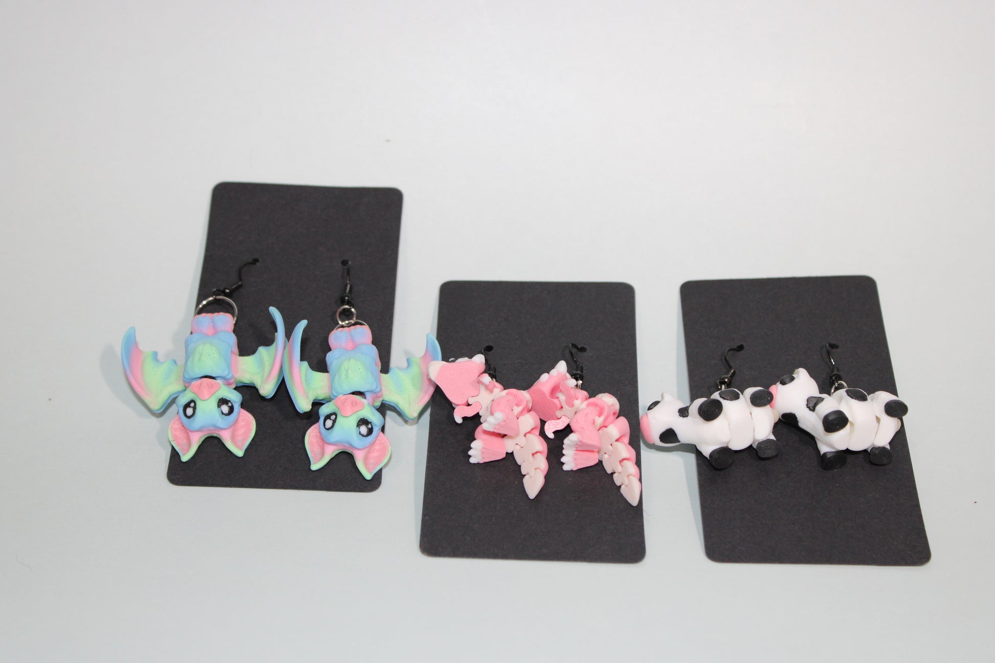 Mini Earrings or Keychains-Variety of Options to choose from-3D Printed - Wonderland 3D Printing 