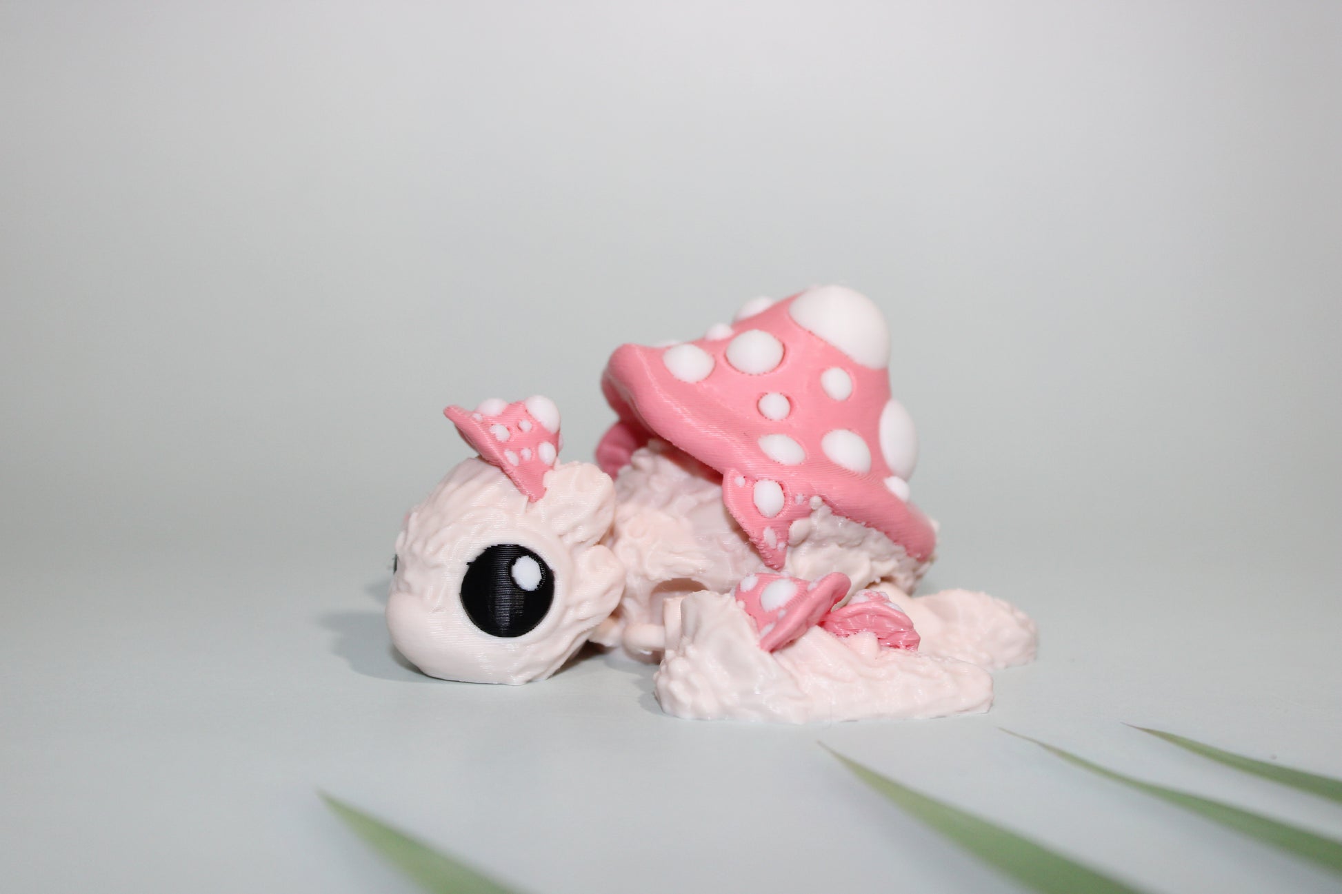 Mushroom turtles 3D Printed Articulated Figurine - Wonderland 3D Printing 