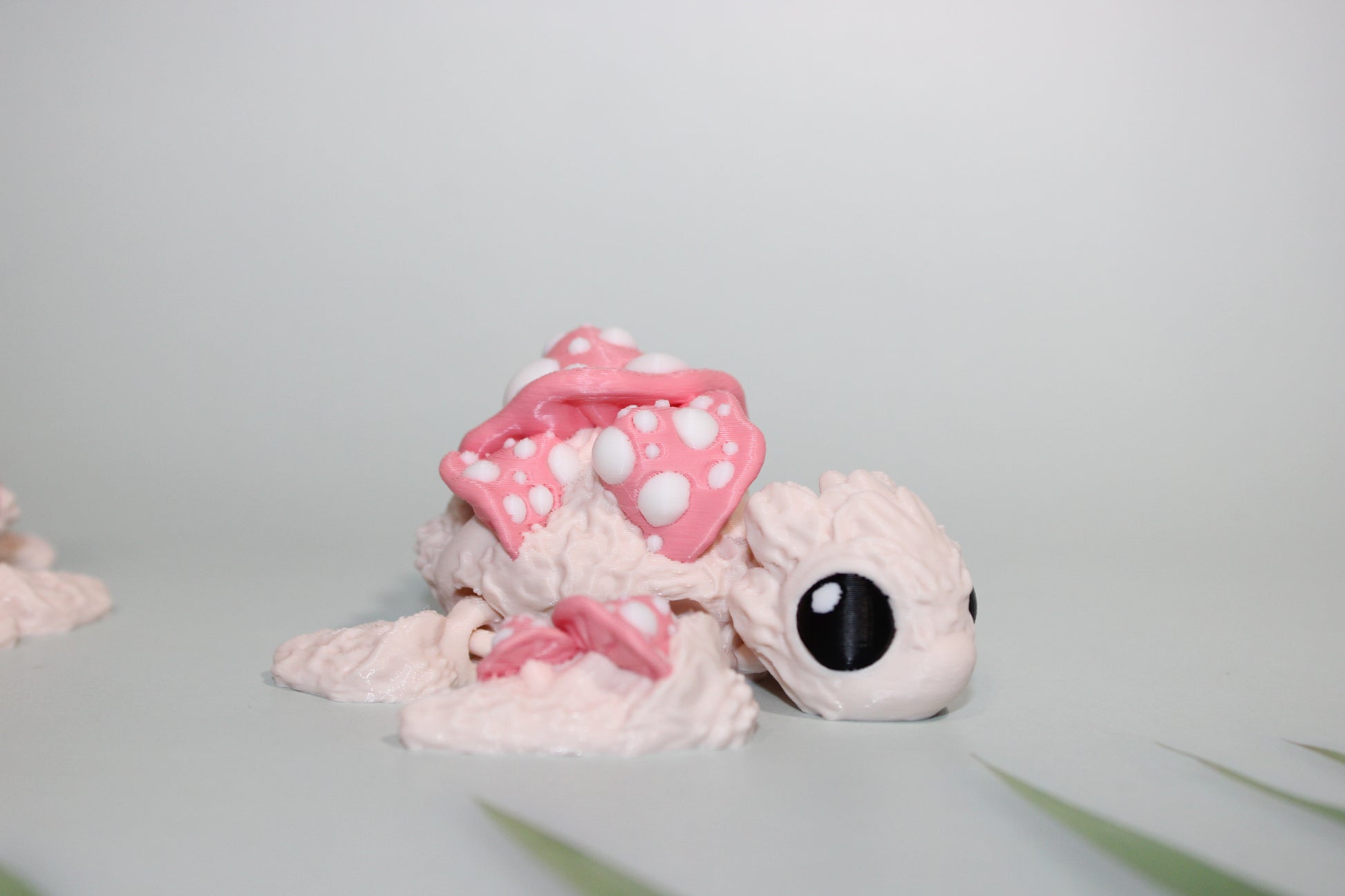 Mushroom turtles 3D Printed Articulated Figurine - Wonderland 3D Printing 