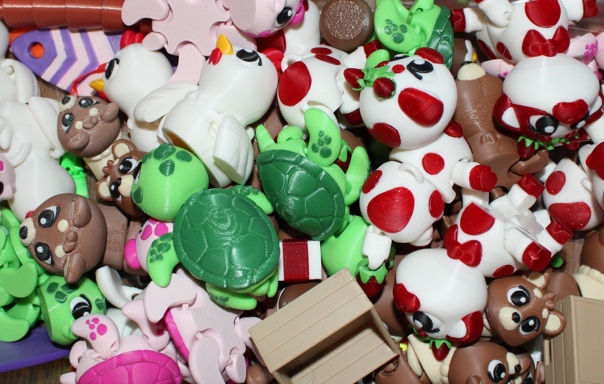 Clearance Box-3D Printed Flexi Fidget Toys - Wonderland 3D Printing 