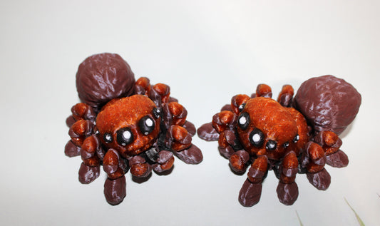 Mini Spider 3D Printed Flexi Articulated Figurine - Wonderland 3D Printing 