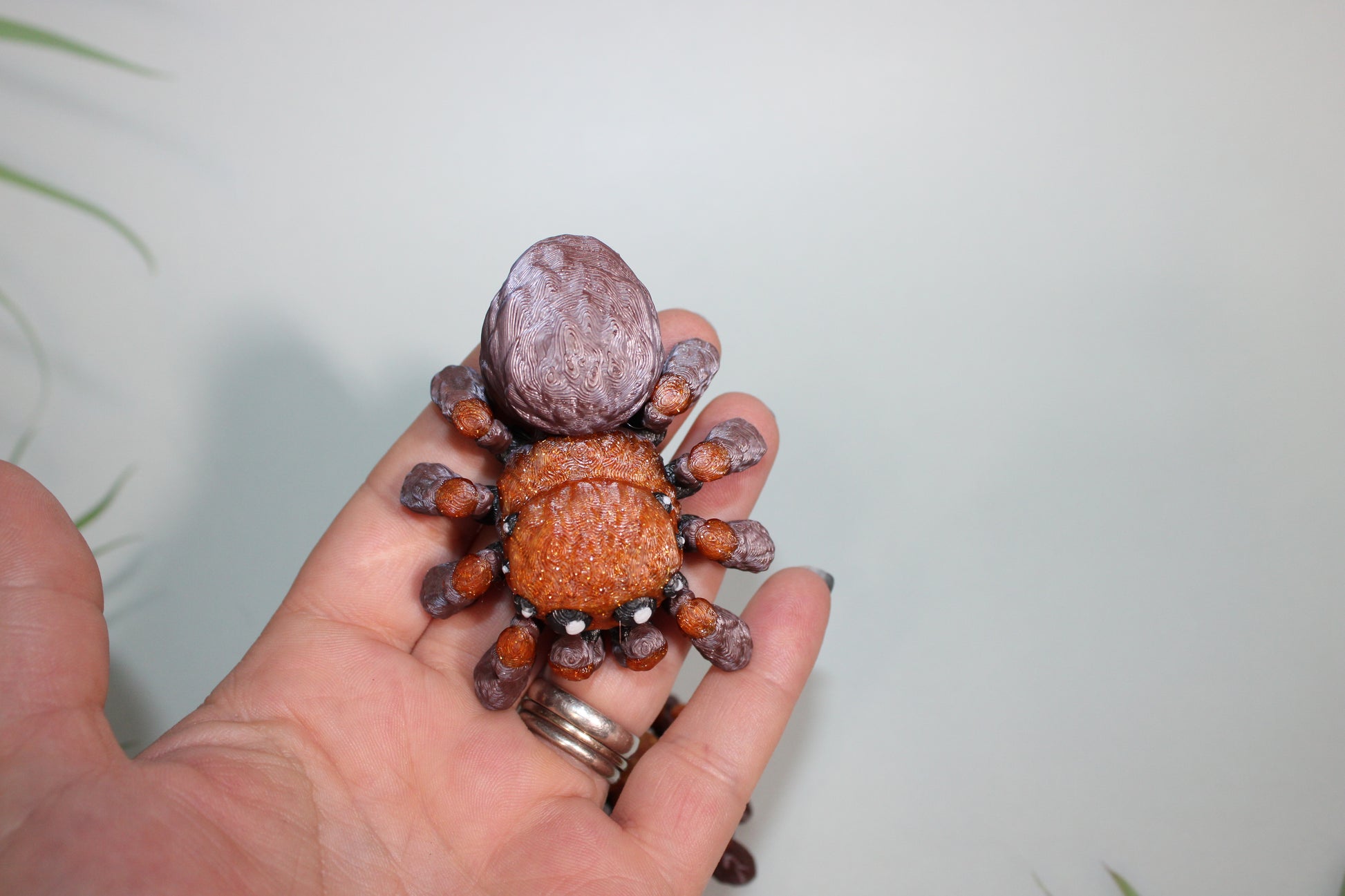 Mini Spider 3D Printed Flexi Articulated Figurine - Wonderland 3D Printing 