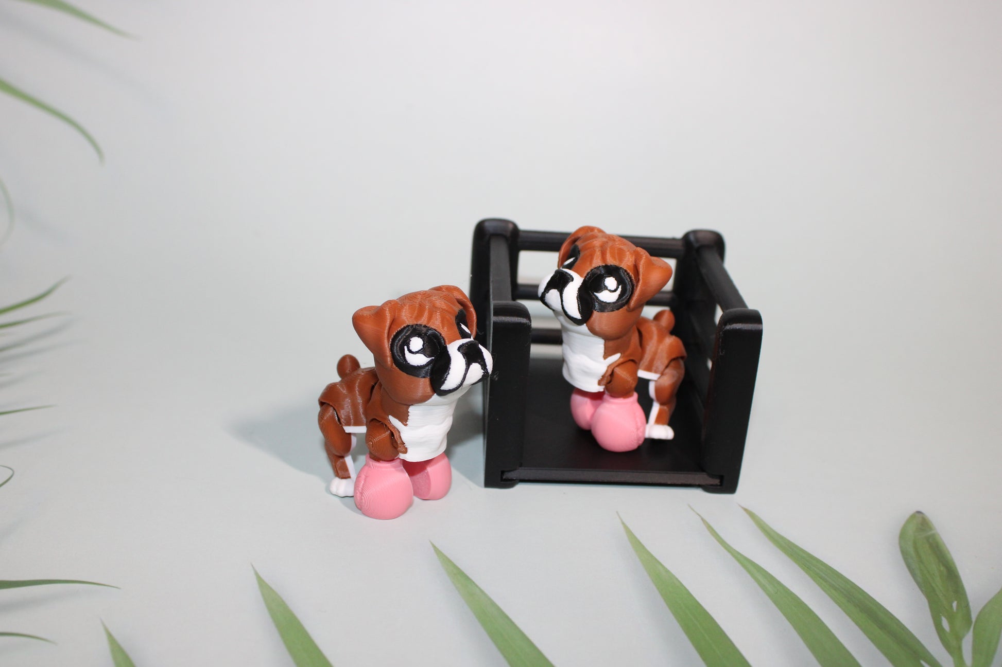 Dog House with Dogs, Comes with Dachshund, German Shepard, and Corgi- 3D Printed Articulated Flexi Fidget - Wonderland 3D Printing 