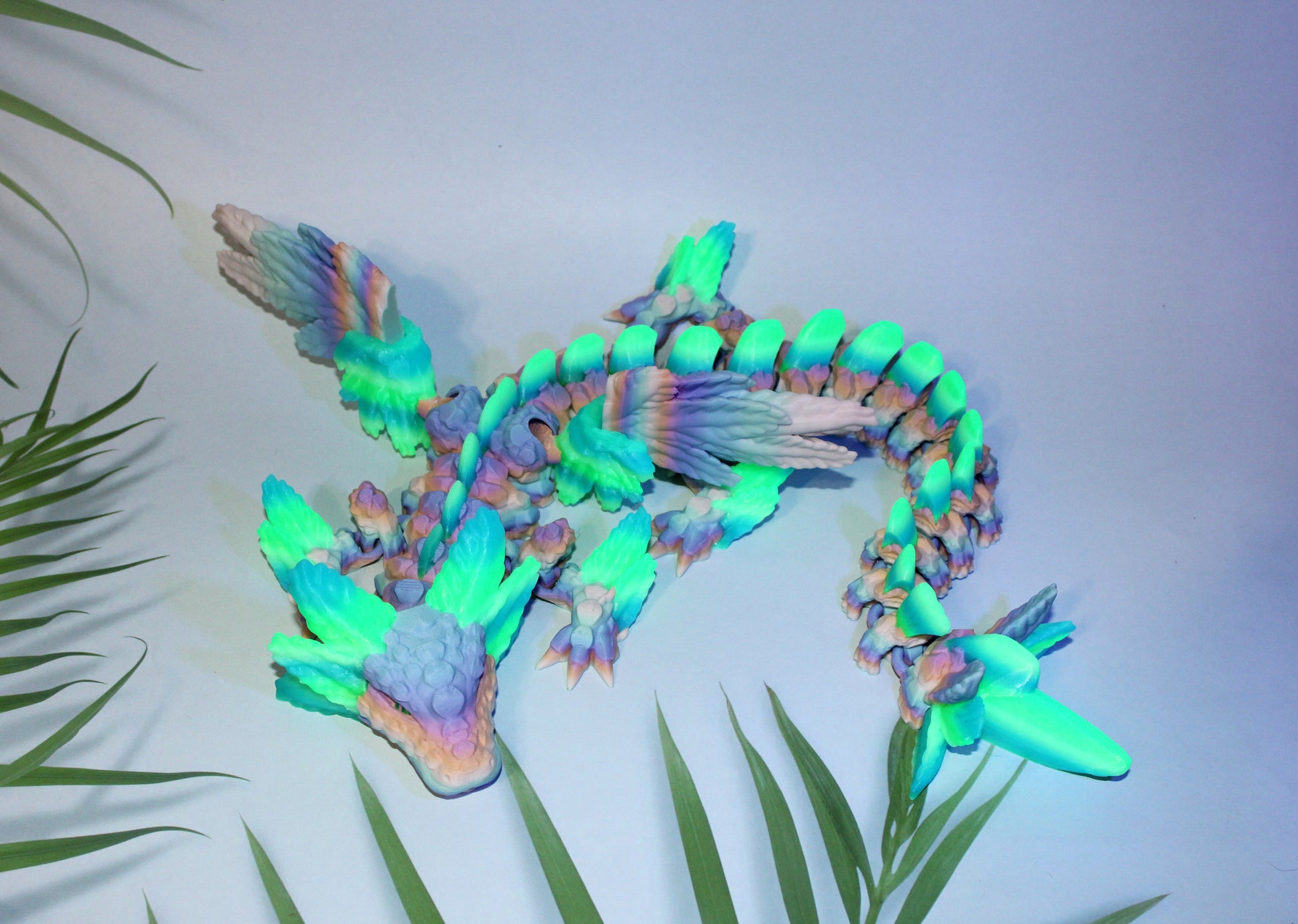 Axolotl Winged Dragon 3D Printed - Wonderland 3D Printing 
