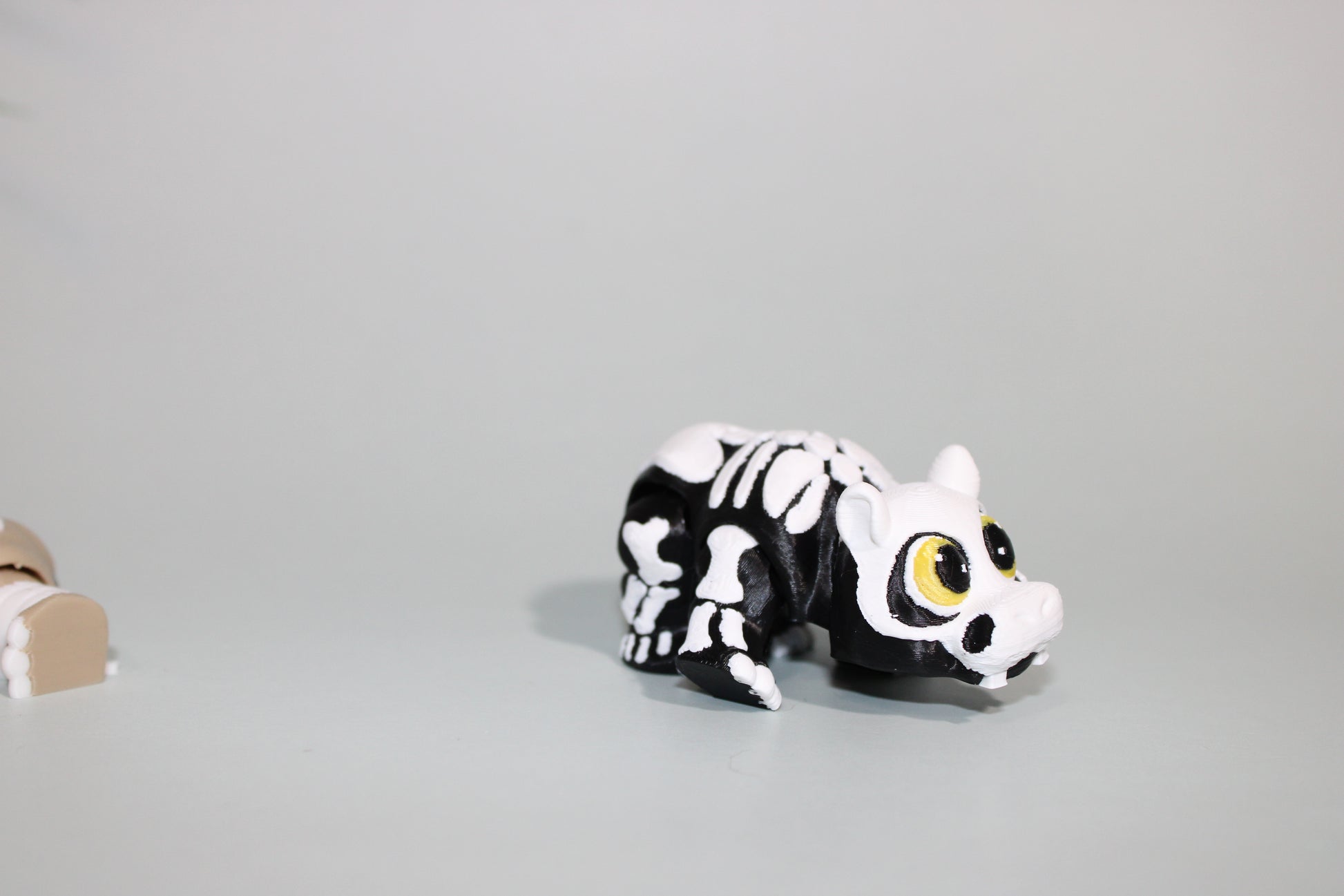 Halloween Hippo or Rhino 2.5 inches-3D Printed Articulated Flexi Figurine - Wonderland 3D Printing 