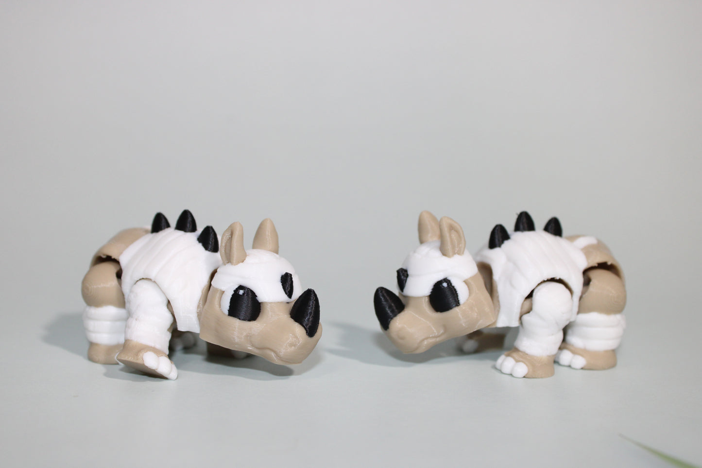 Halloween Hippo or Rhino 2.5 inches-3D Printed Articulated Flexi Figurine - Wonderland 3D Printing 