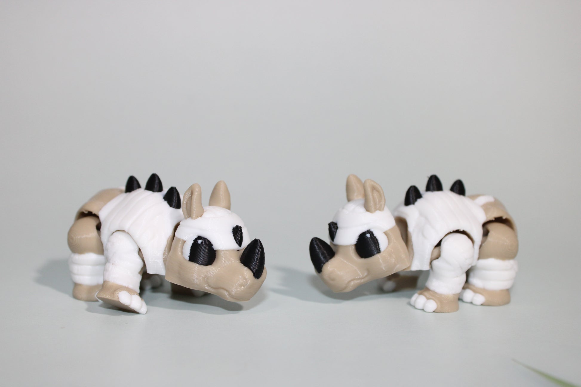 Halloween Hippo or Rhino 2.5 inches-3D Printed Articulated Flexi Figurine - Wonderland 3D Printing 