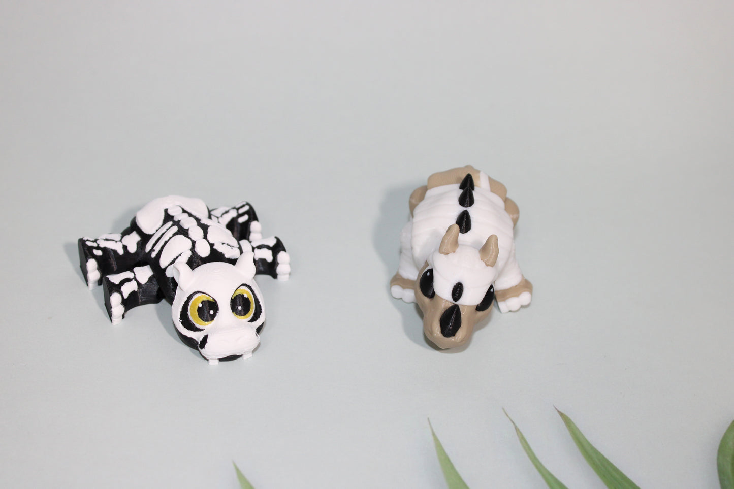 Halloween Hippo or Rhino 2.5 inches-3D Printed Articulated Flexi Figurine - Wonderland 3D Printing 