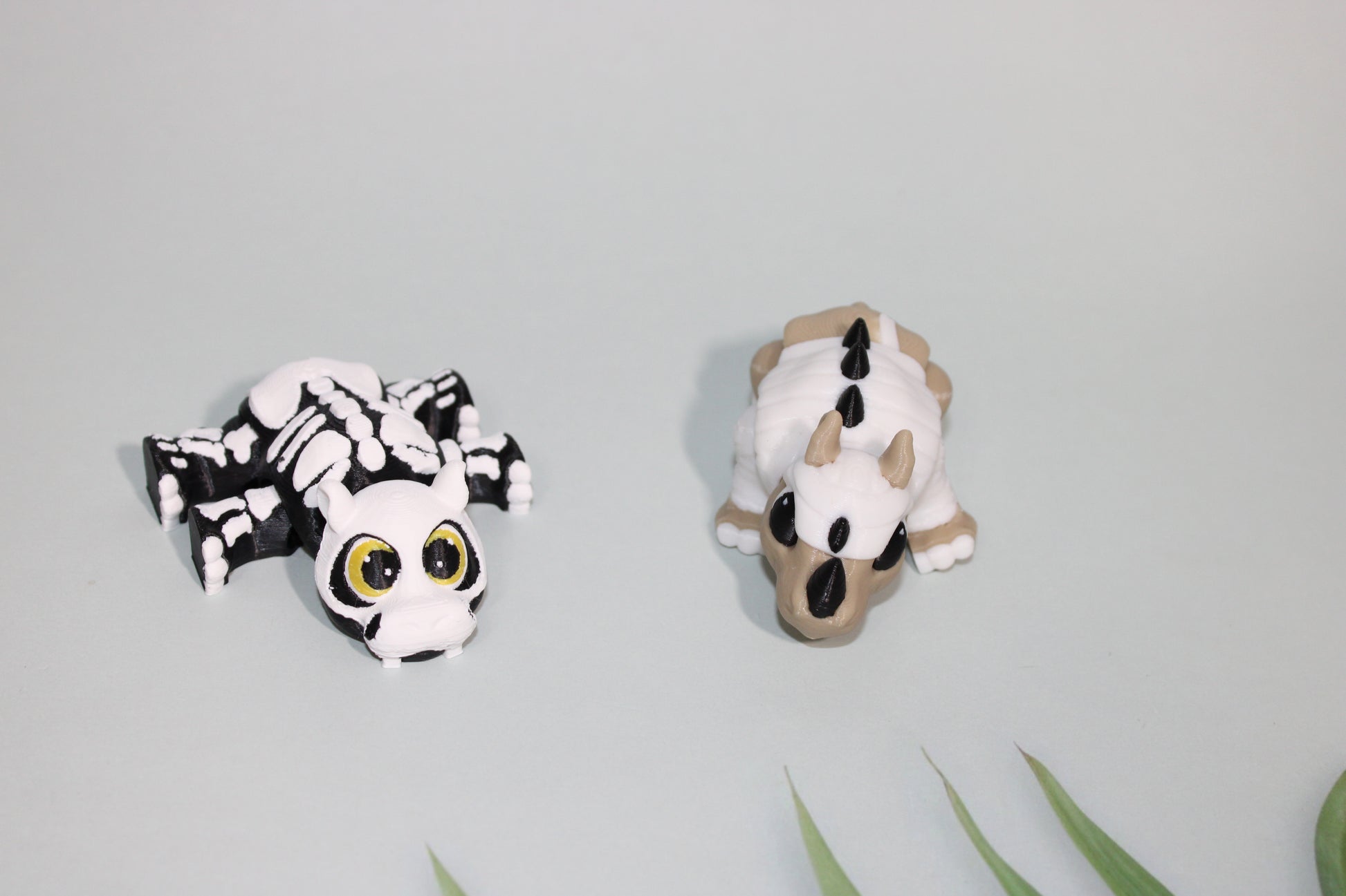 Halloween Hippo or Rhino 2.5 inches-3D Printed Articulated Flexi Figurine - Wonderland 3D Printing 