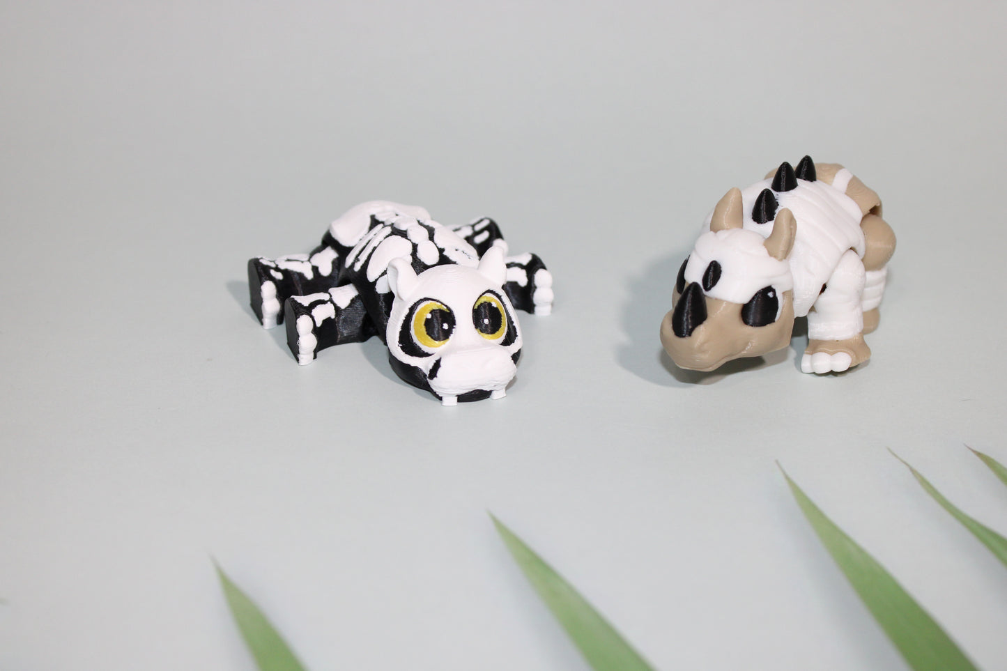 Halloween Hippo or Rhino 2.5 inches-3D Printed Articulated Flexi Figurine - Wonderland 3D Printing 