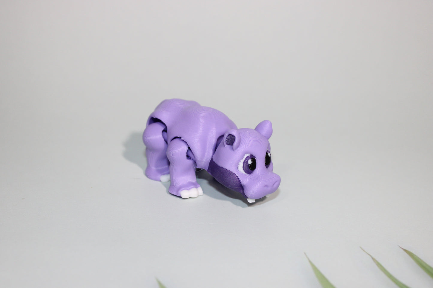 Halloween Hippo or Rhino 2.5 inches-3D Printed Articulated Flexi Figurine - Wonderland 3D Printing 
