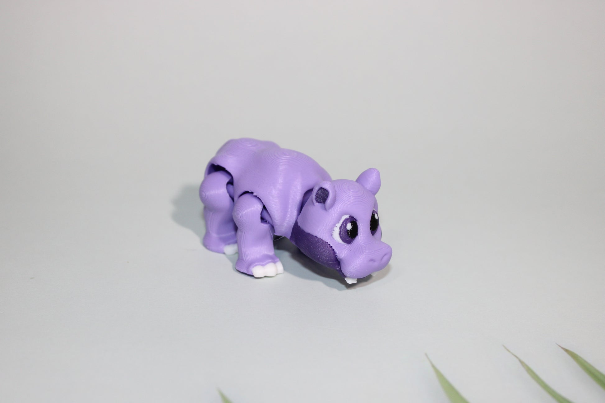 Halloween Hippo or Rhino 2.5 inches-3D Printed Articulated Flexi Figurine - Wonderland 3D Printing 