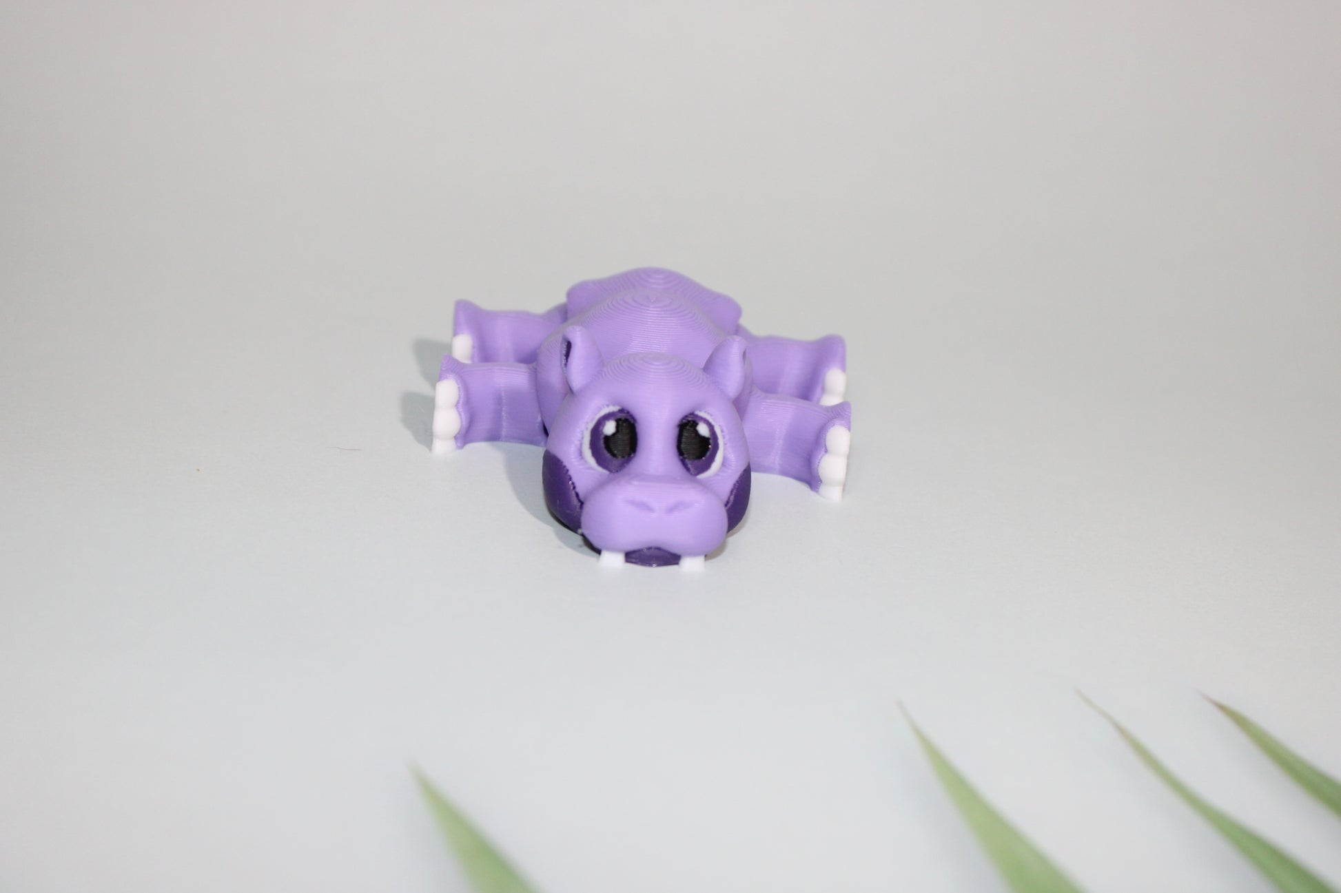 Halloween Hippo or Rhino 2.5 inches-3D Printed Articulated Flexi Figurine - Wonderland 3D Printing 