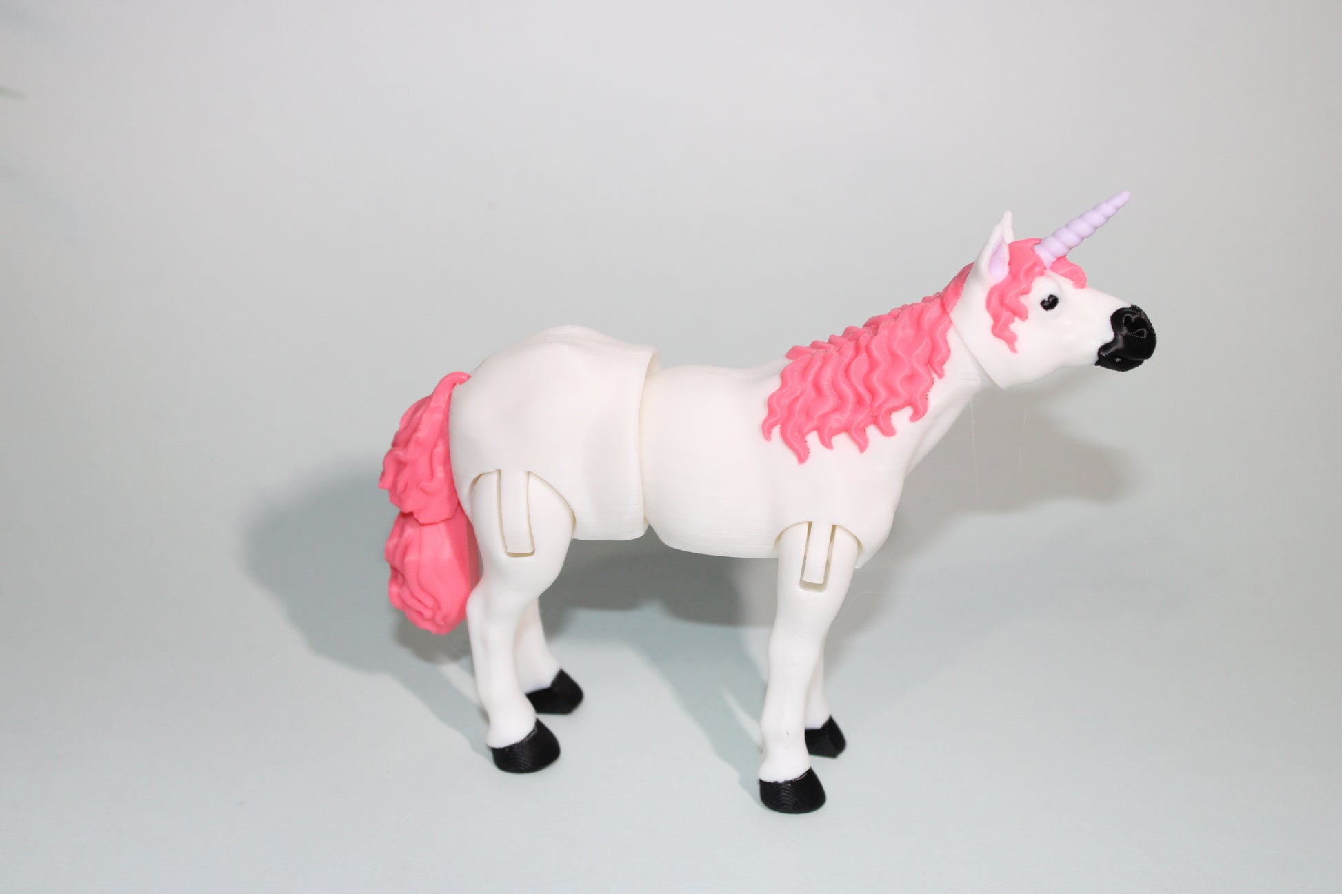Unicorn 4.5 inches Tall-3D Printed  Articulated Flexi Figurines - Wonderland 3D Printing 