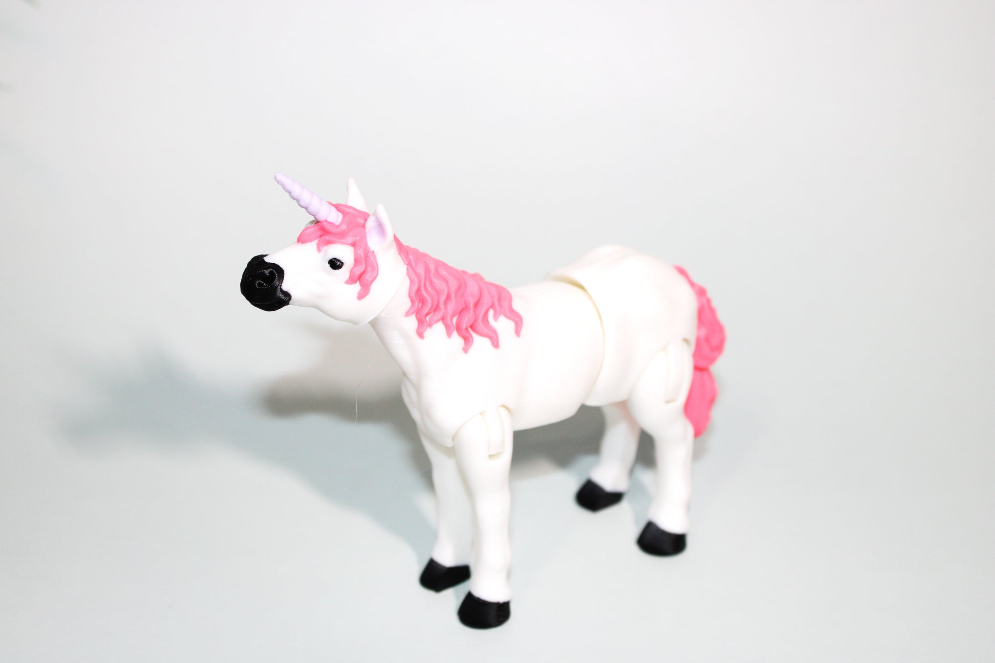 Unicorn 4.5 inches Tall-3D Printed  Articulated Flexi Figurines - Wonderland 3D Printing 