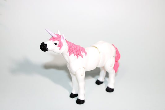 Unicorn 4.5 inches Tall-3D Printed  Articulated Flexi Figurines - Wonderland 3D Printing 