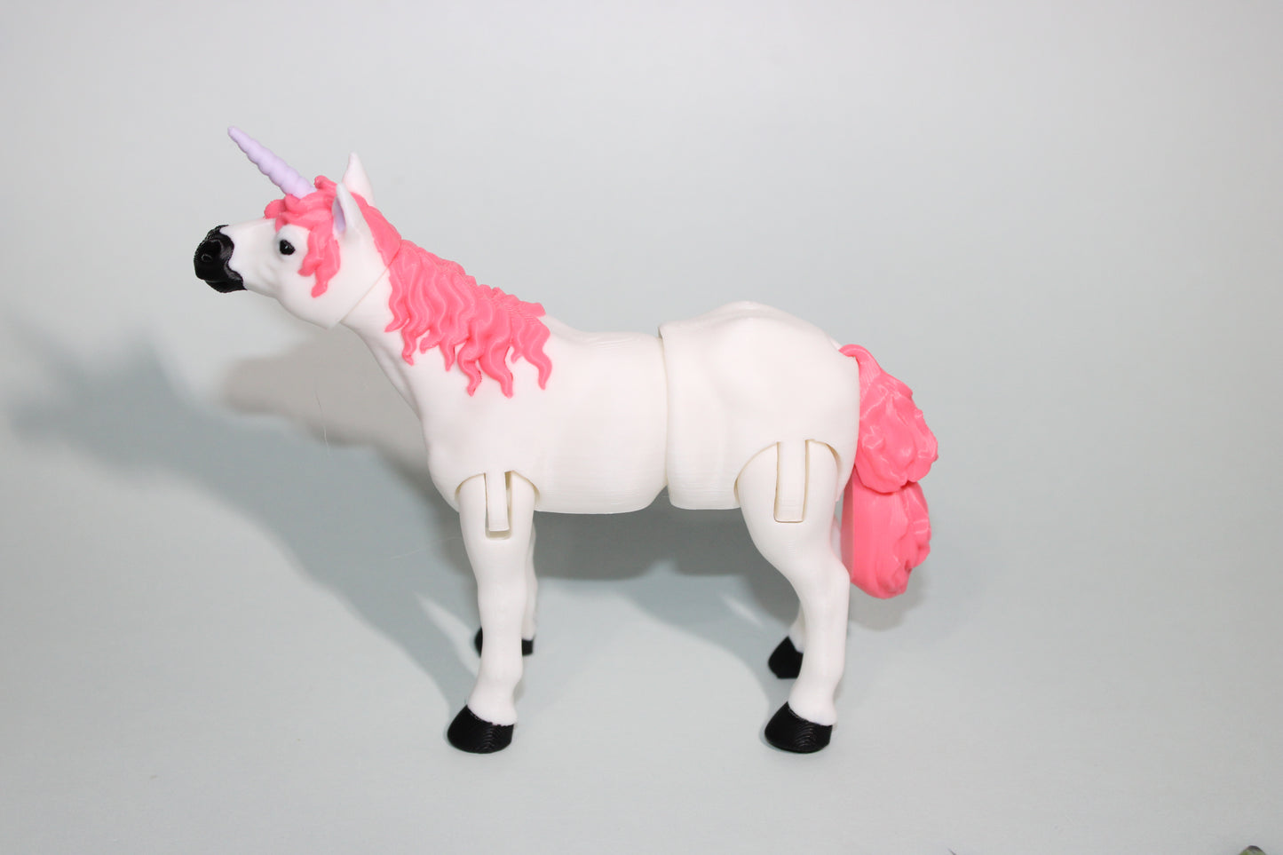 Unicorn 4.5 inches Tall-3D Printed  Articulated Flexi Figurines - Wonderland 3D Printing 