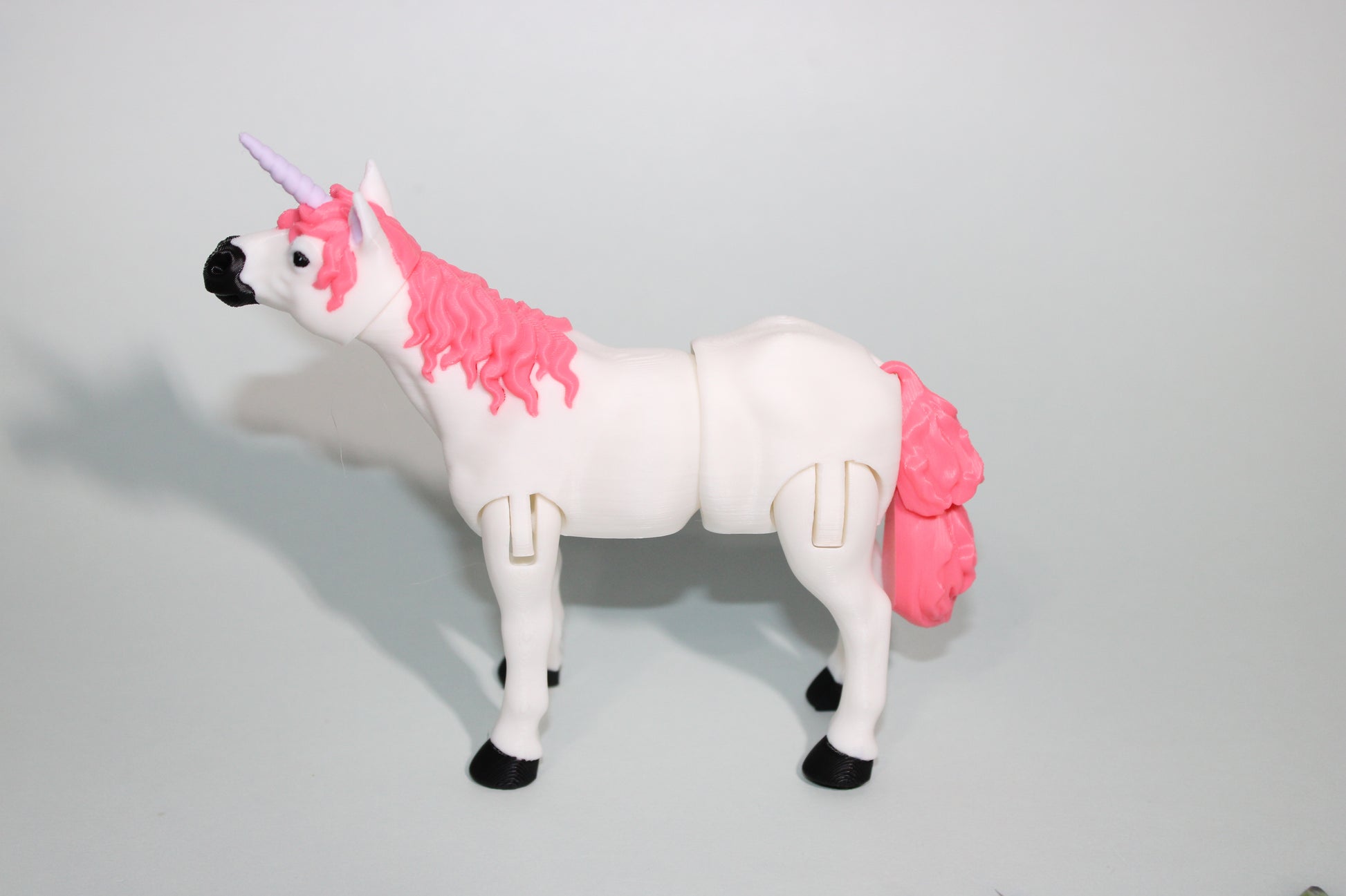 Unicorn 4.5 inches Tall-3D Printed  Articulated Flexi Figurines - Wonderland 3D Printing 