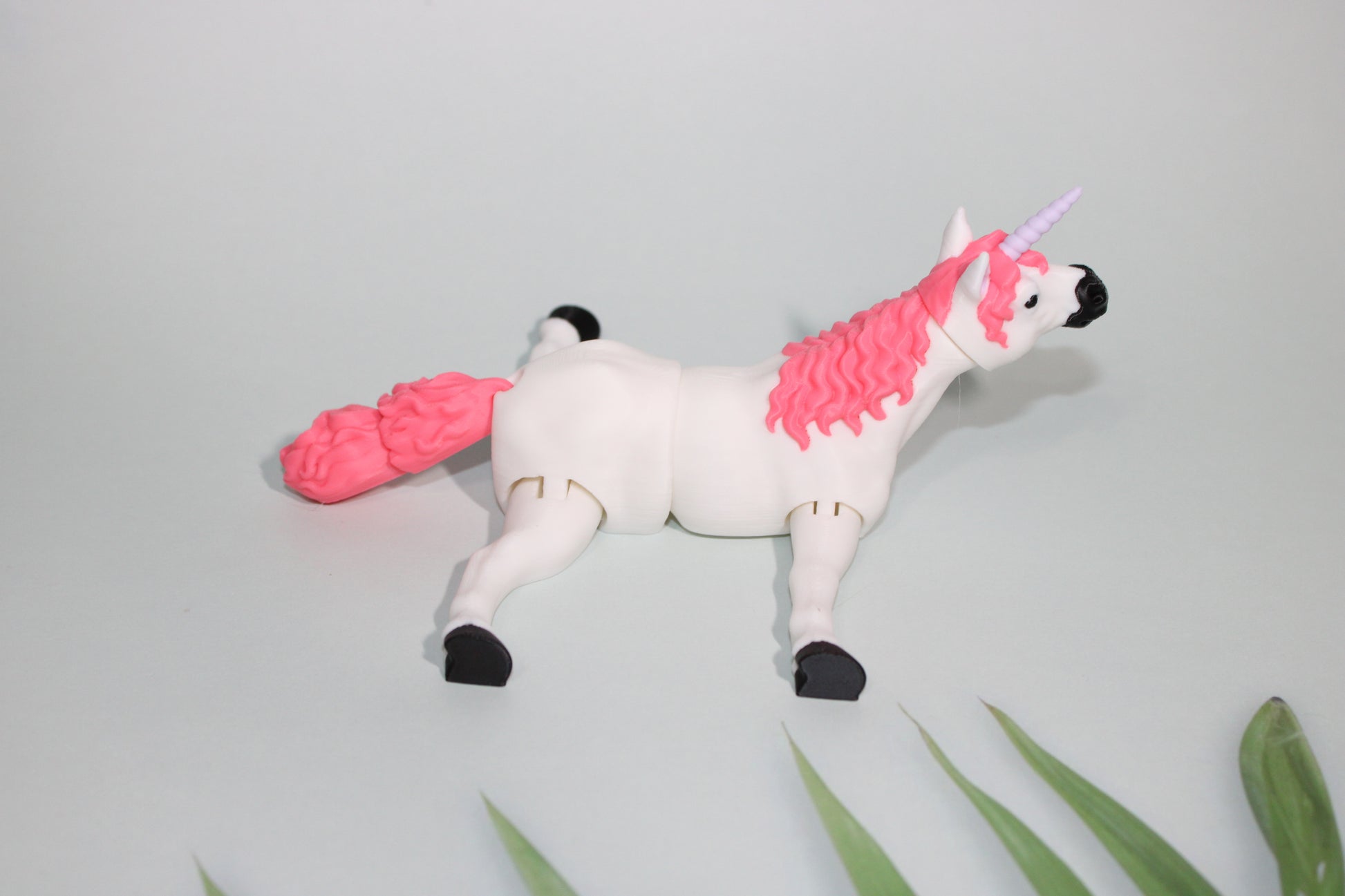 Unicorn 4.5 inches Tall-3D Printed  Articulated Flexi Figurines - Wonderland 3D Printing 