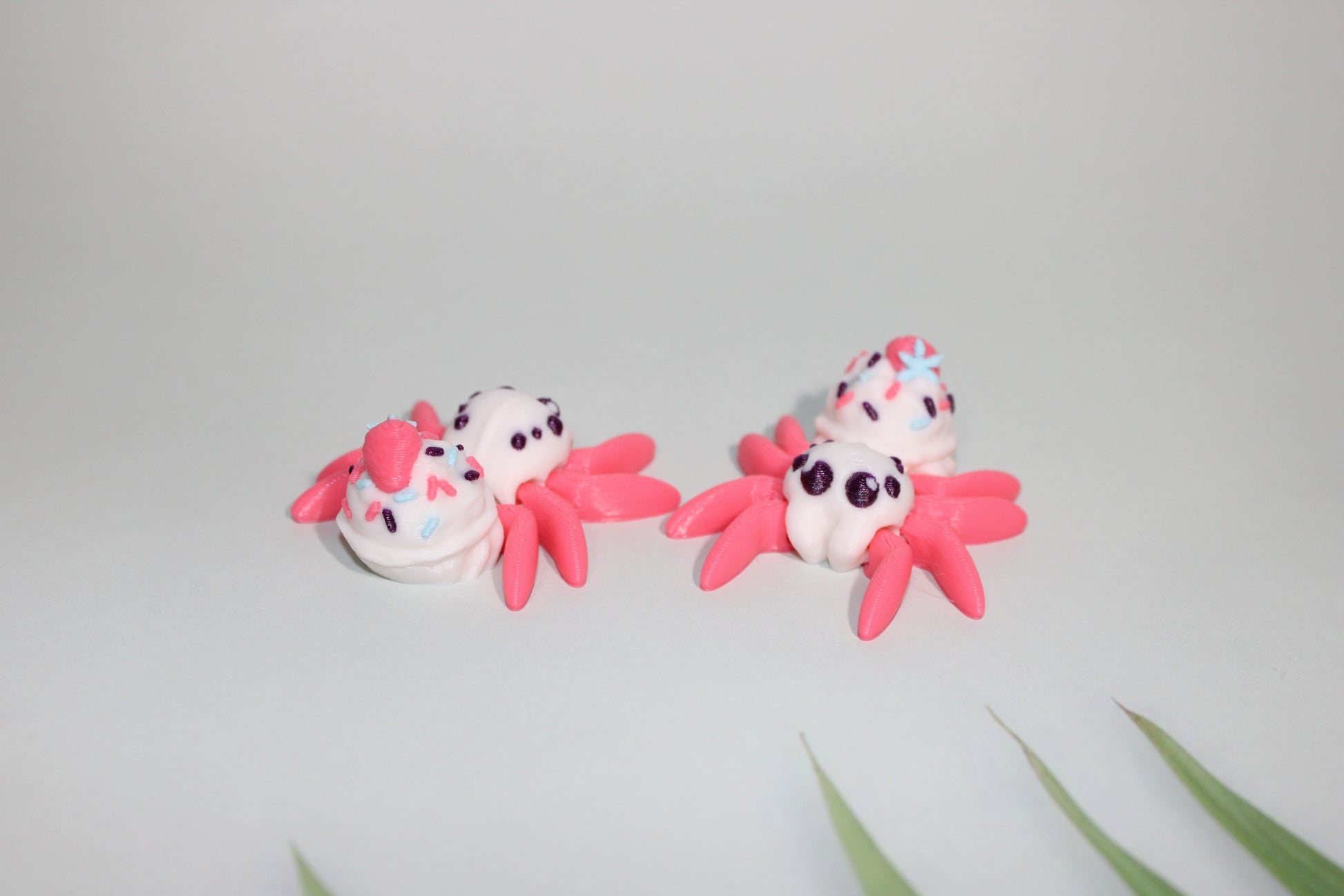 Fall Spiders  3D Printed Articulated Flexi Fidget - Wonderland 3D Printing 