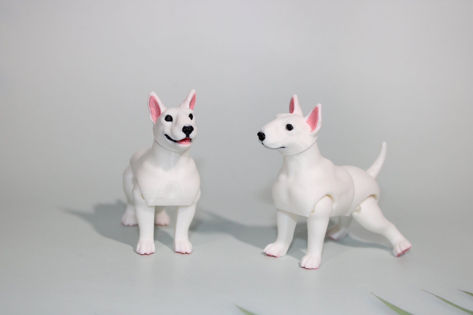 Bull Terrier 2.75 inches Tall-3D Printed  Articulated Flexi Figurines - Wonderland 3D Printing 