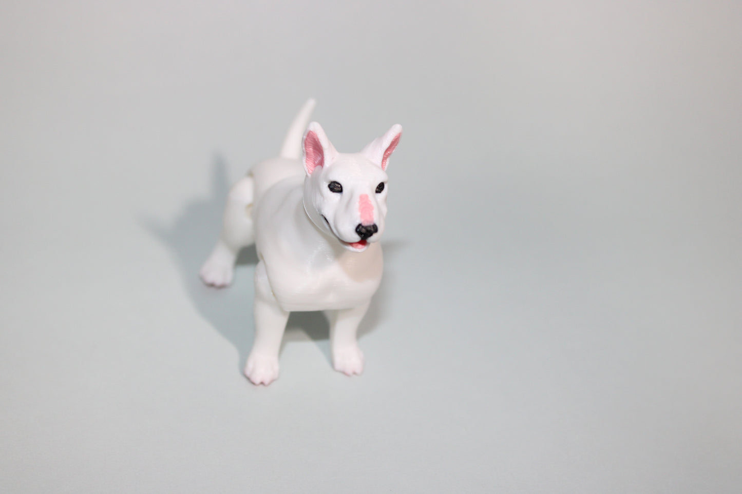Bull Terrier 2.75 inches Tall-3D Printed  Articulated Flexi Figurines - Wonderland 3D Printing 
