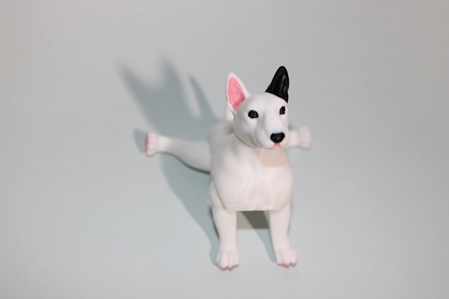 Bull Terrier 2.75 inches Tall-3D Printed  Articulated Flexi Figurines - Wonderland 3D Printing 