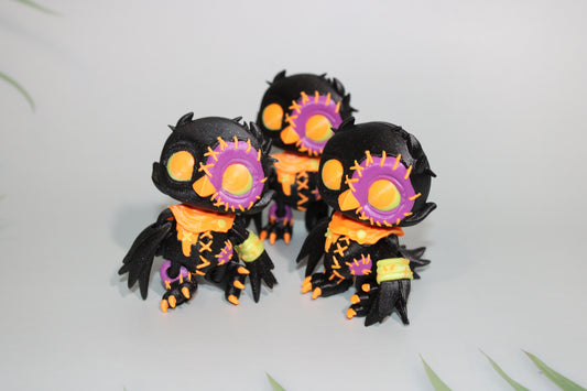 Crowly 3 inches tall Articulated 3d Printed Figurine - Wonderland 3D Printing 
