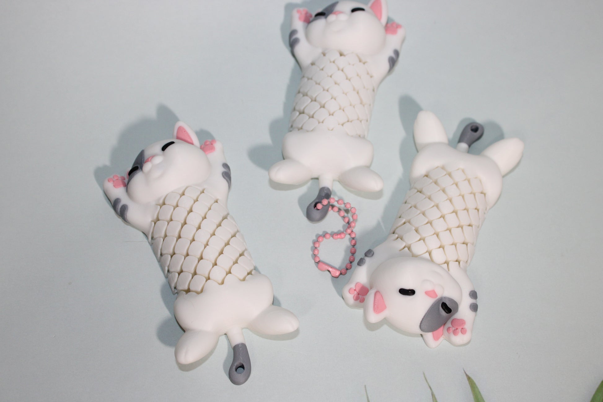 Meshy Keychains-3D Printed Flexi Meshy Fidget Keychains - Wonderland 3D Printing 