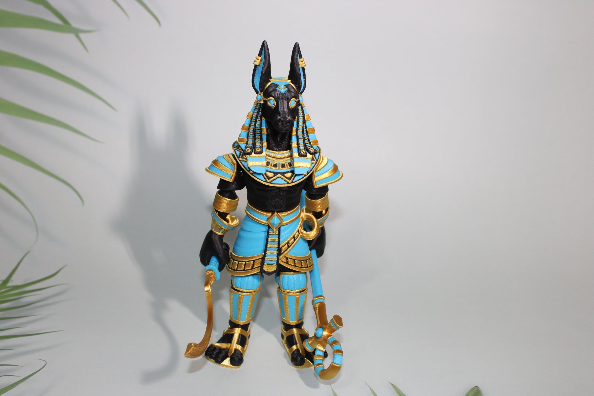 Anubis 3D Printed Articulated Flexi Figurine-Perfect Christmas GIft - Wonderland 3D Printing 