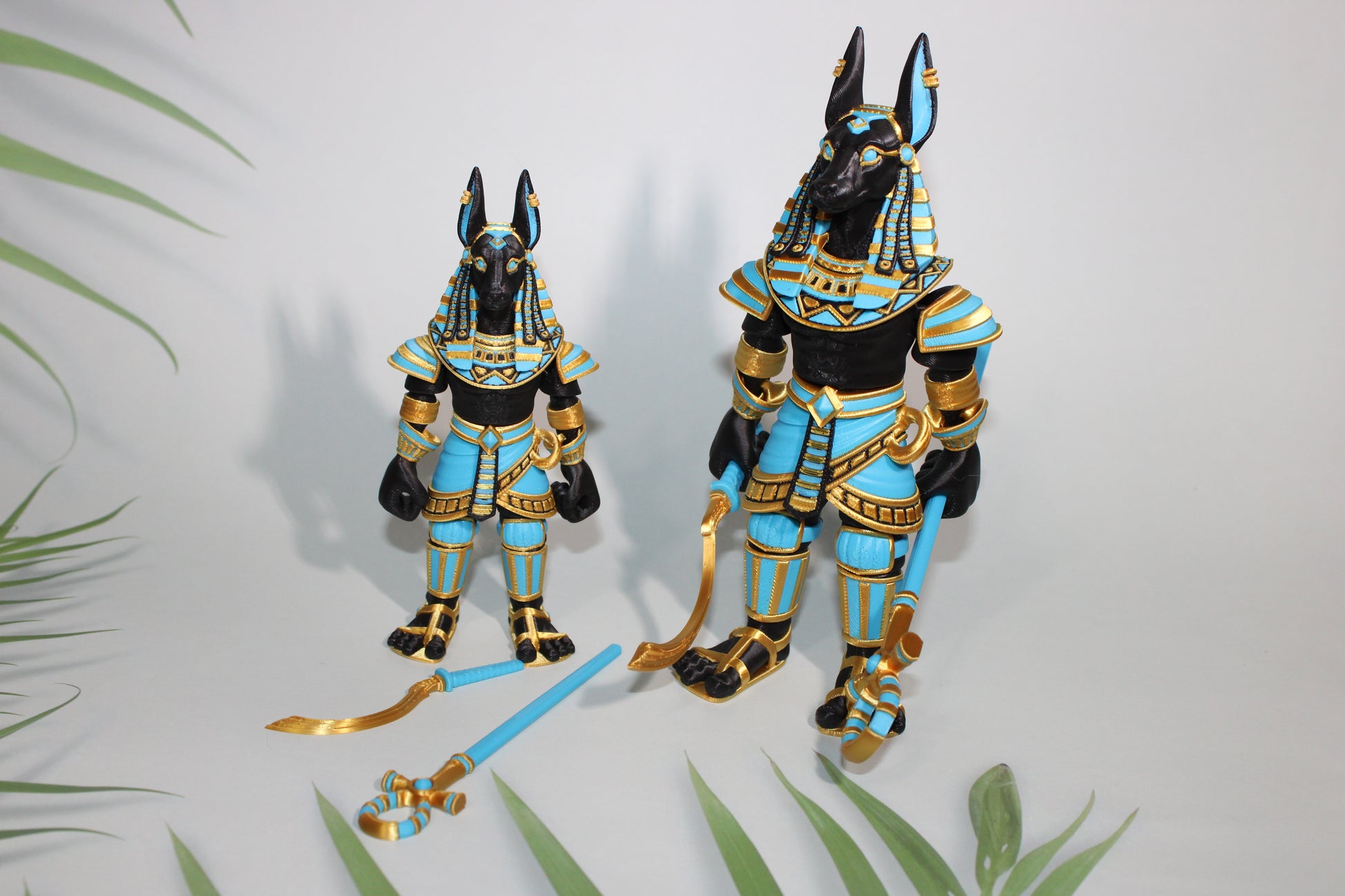 Anubis 3D Printed Articulated Flexi Figurine-Perfect Christmas GIft - Wonderland 3D Printing 