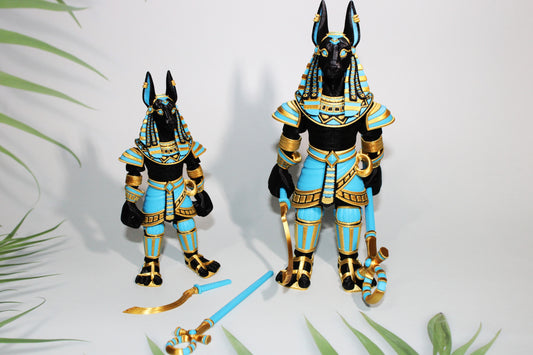 Anubis 3D Printed Articulated Flexi Figurine-Perfect Christmas GIft - Wonderland 3D Printing 